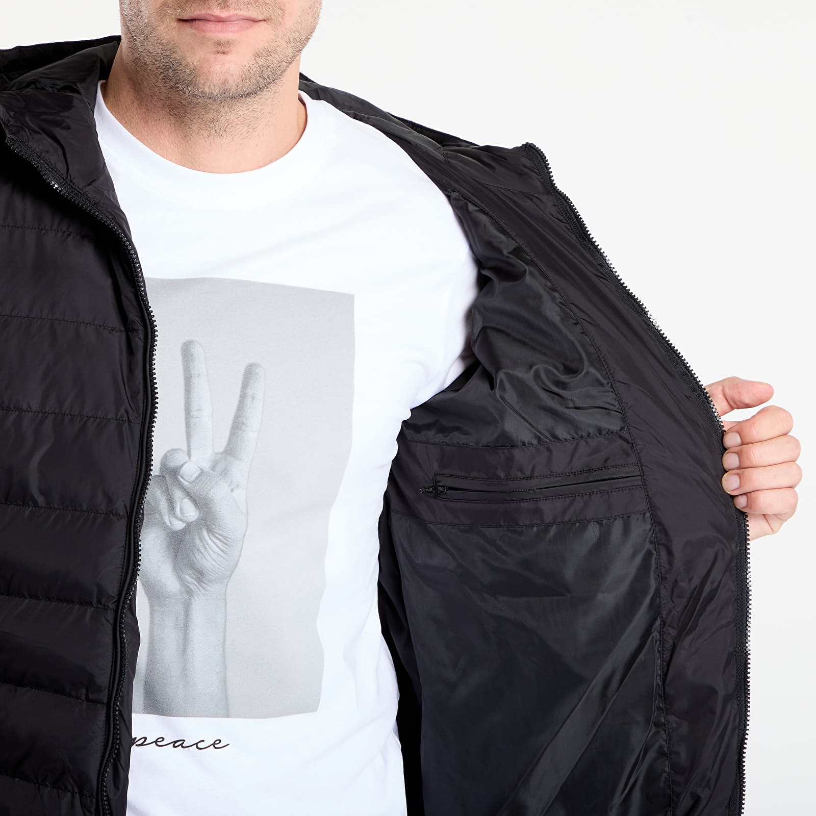 Jackets Urban Classics Basic Bubble Jacket Black