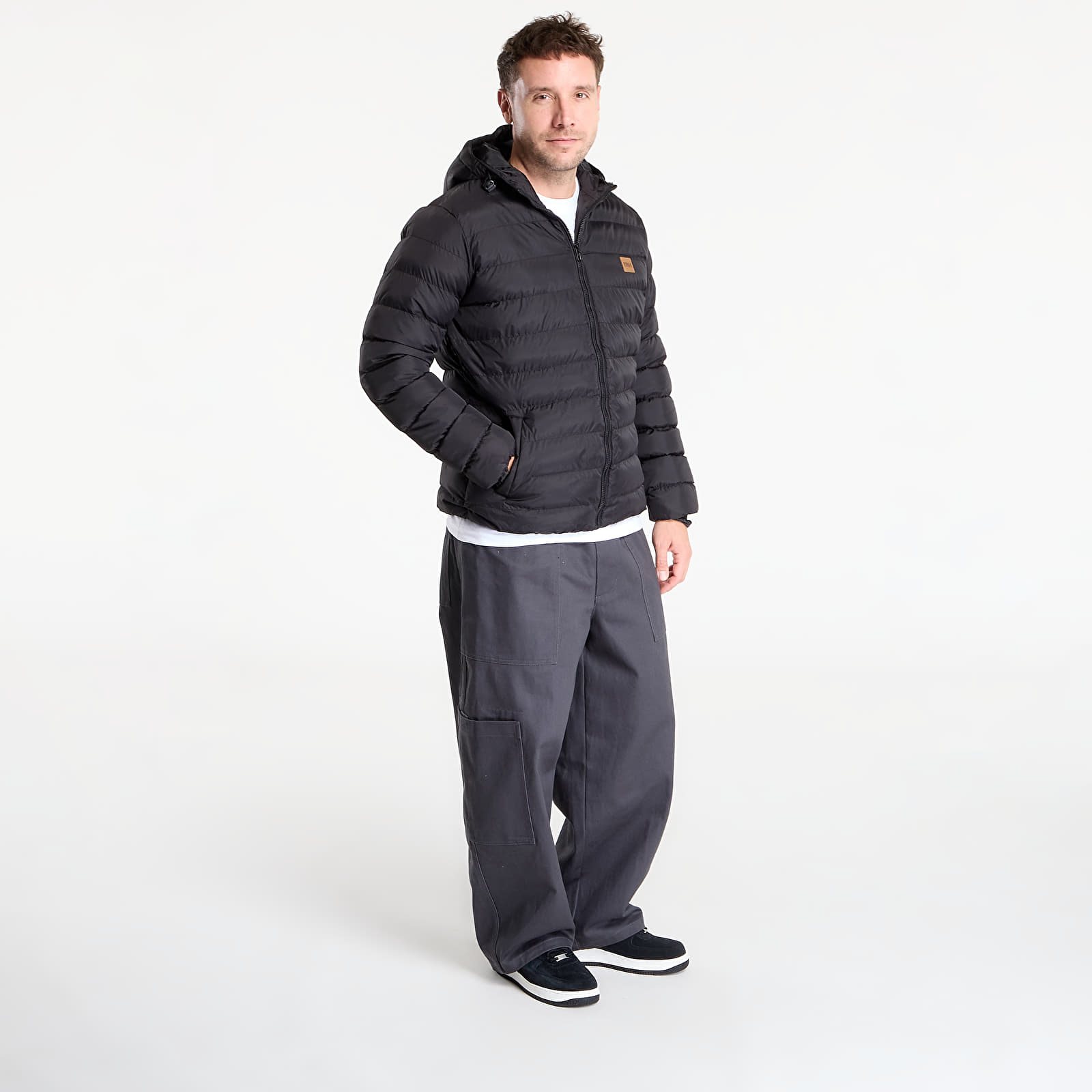 Jackets Urban Classics Basic Bubble Jacket Black