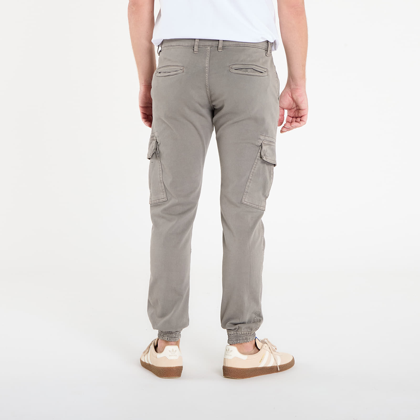 Cargo pants Urban Classics Washed Cargo Twill Jogging Pants Grey
