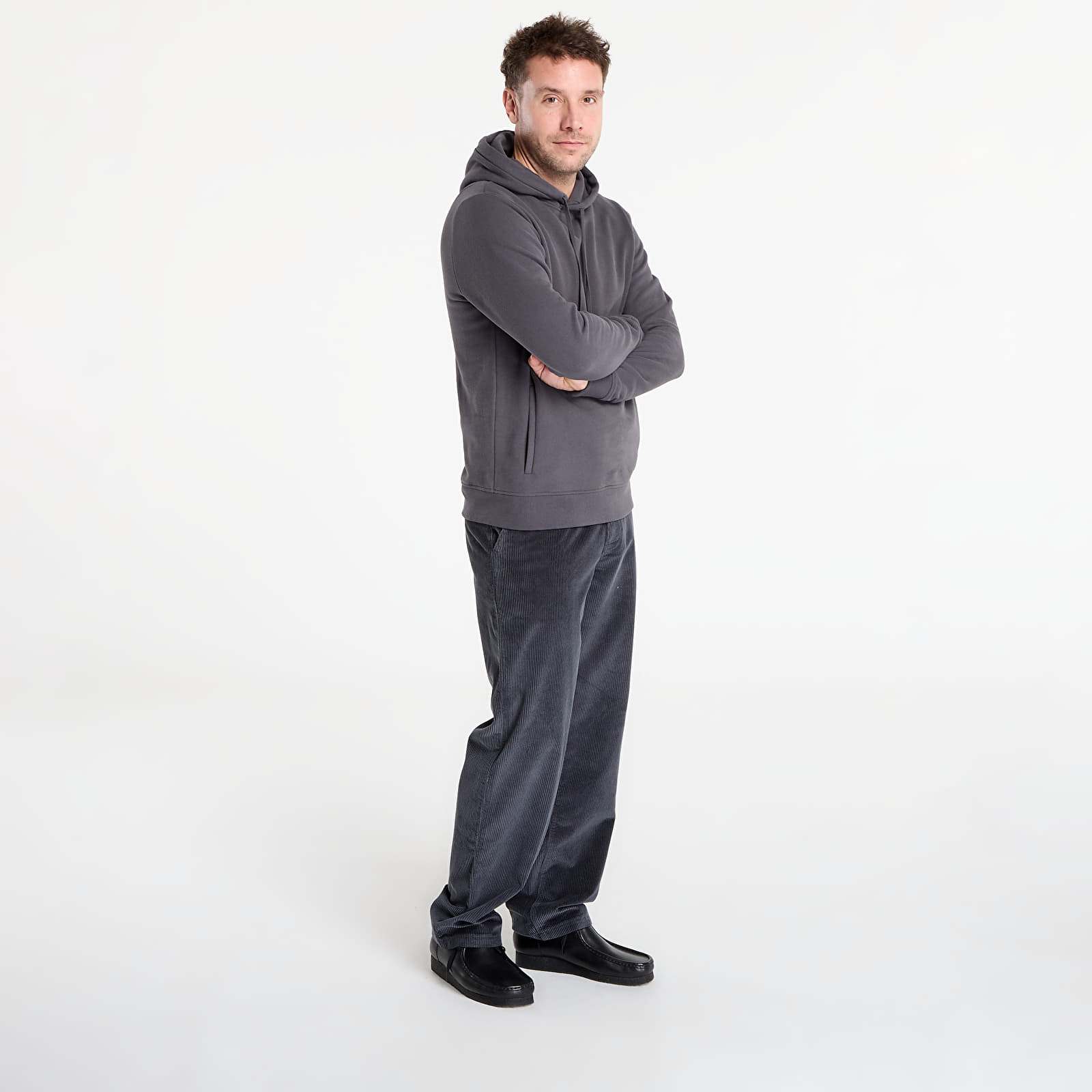 Sweatshirts AllSaints Raven Pullover Ramskull Hoodie Carter Grey