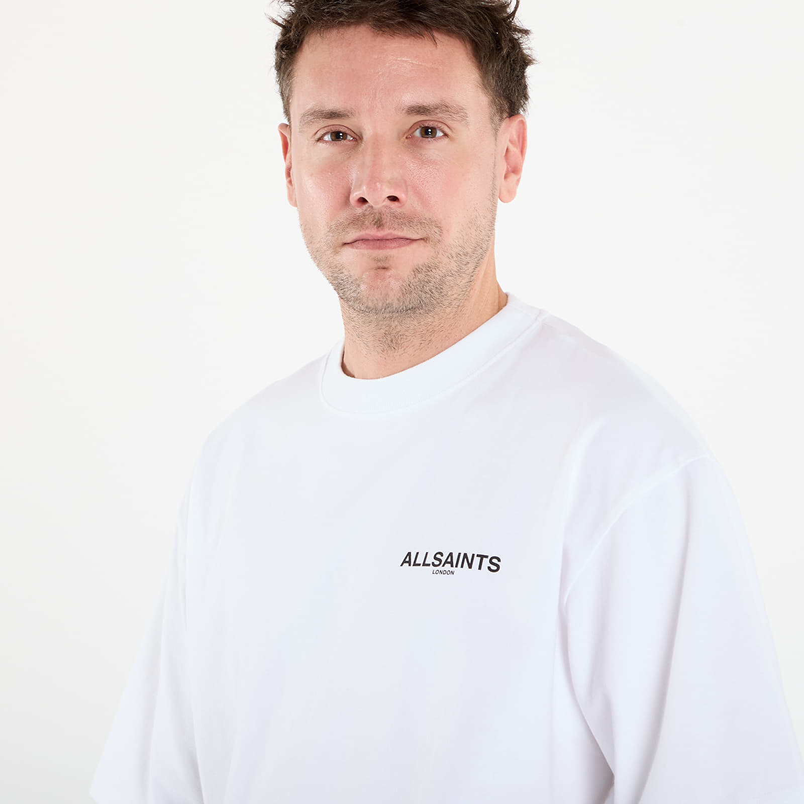 Trička AllSaints Amelie Heaps Oversized T-shirt Optic White