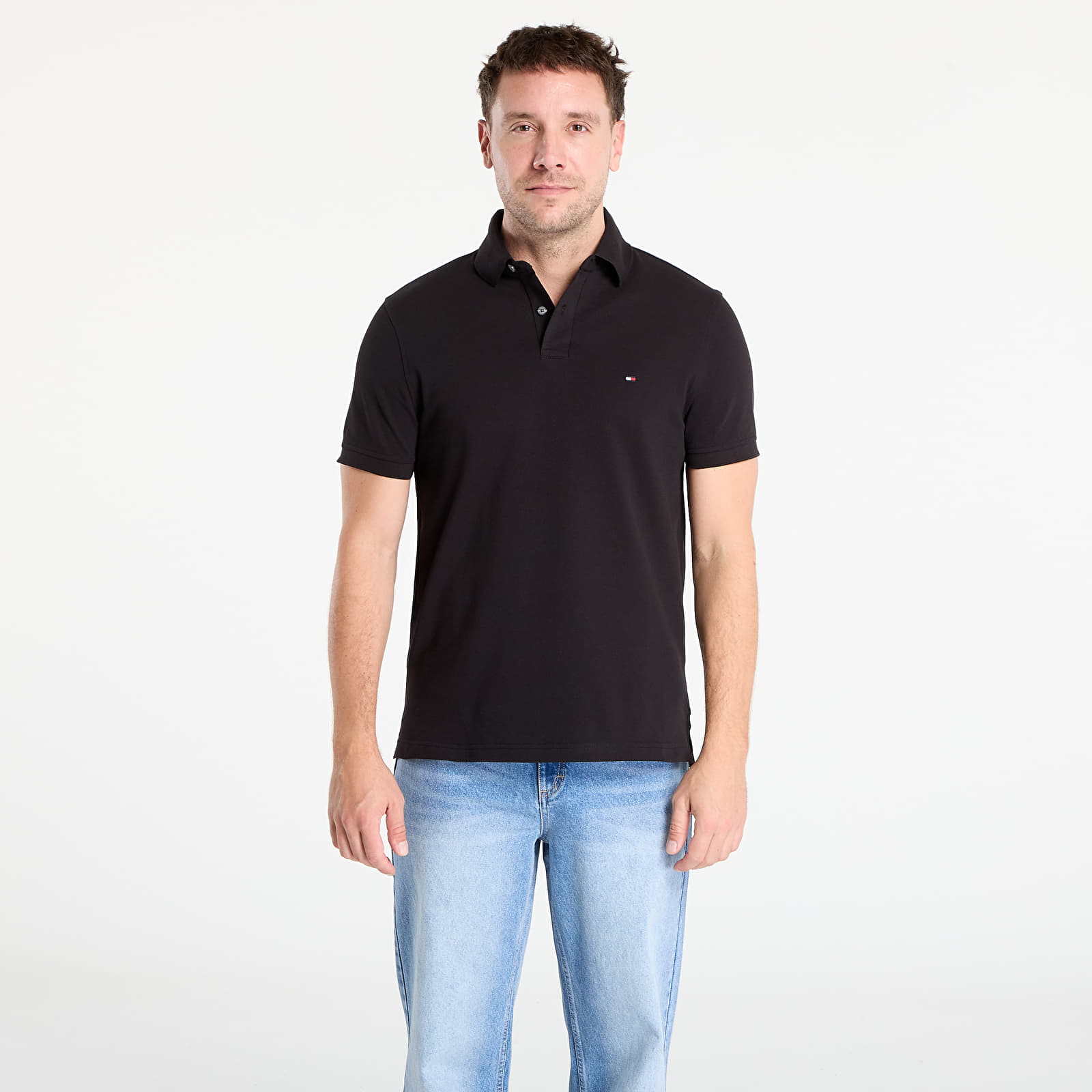 T-shirts Tommy Hilfiger 1985 Regular Polo Black