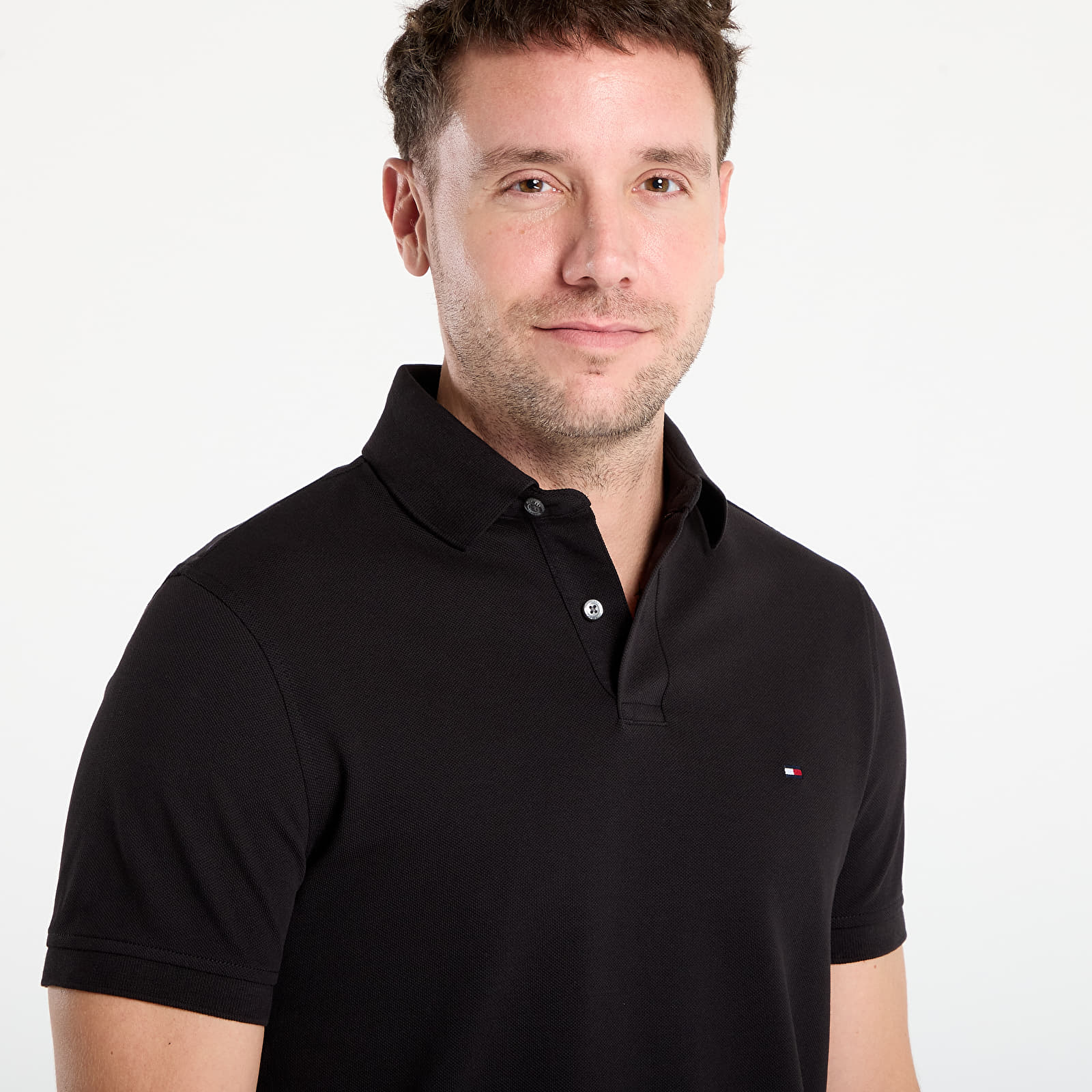 T-shirts Tommy Hilfiger 1985 Regular Polo Black
