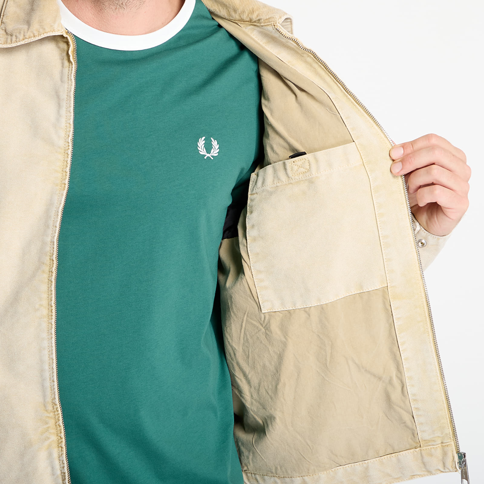 Мъжки якета Carhartt WIP OG Detroit Jacket UNISEX Dusty H Brown Chalk Wash