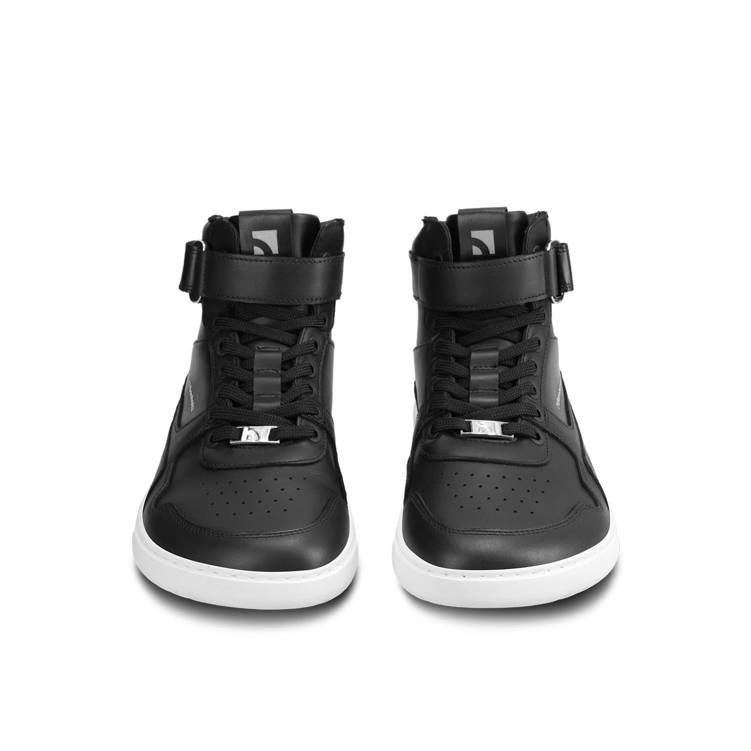 Men's sneakers and shoes Barebarics Zing High Top Black & White Leather