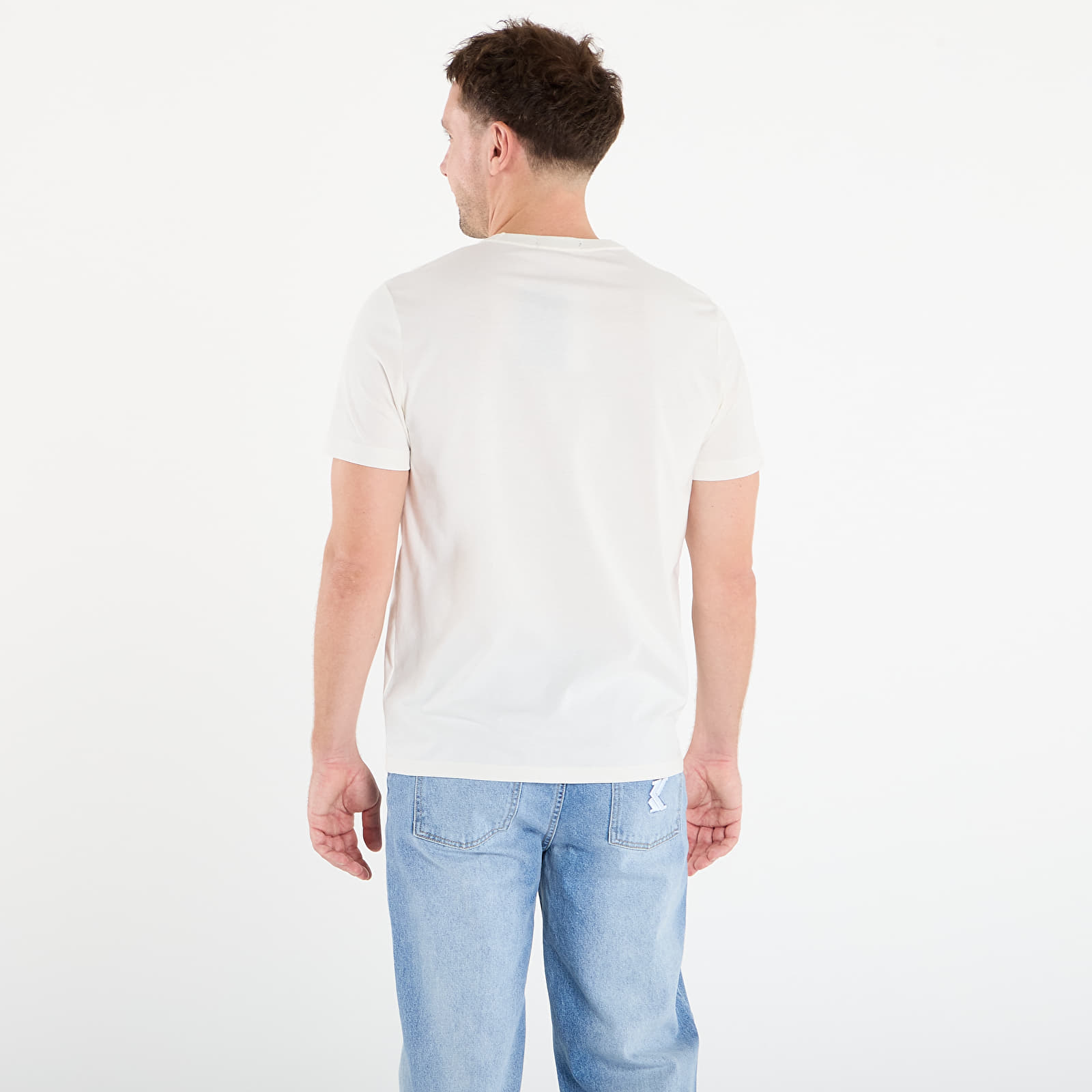 Tricouri bărbați FRED PERRY Crew Neck T-Shirt Snow White