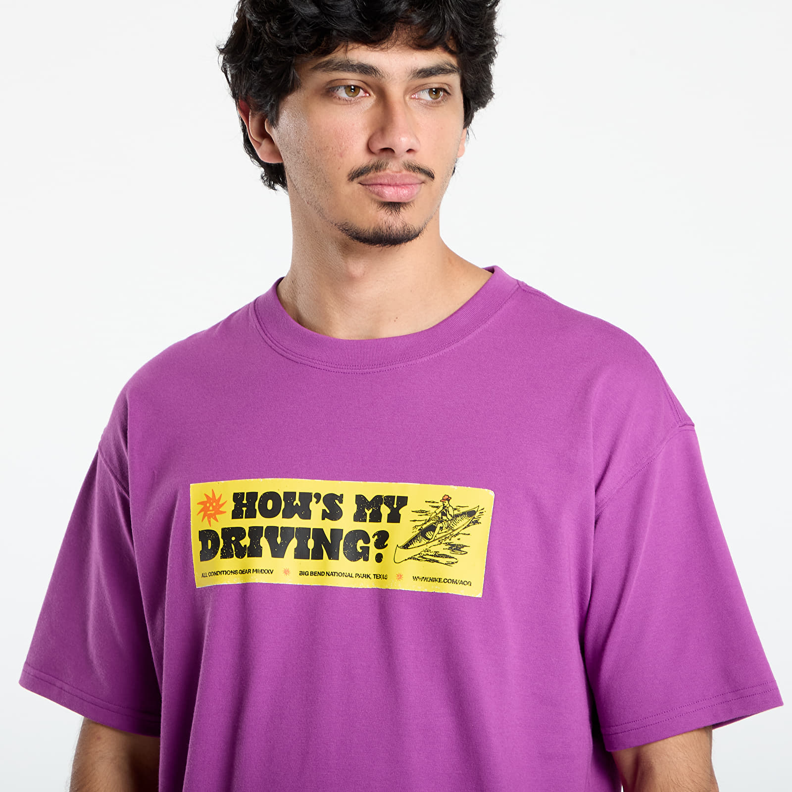 T-Shirts Männer Nike ACG Men's T-Shirt Bold Berry