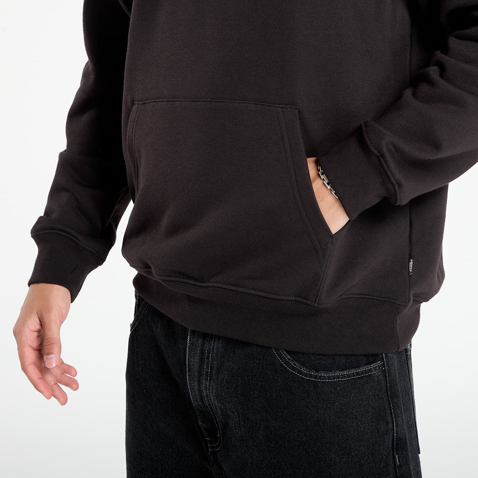 Herren-Sweatshirts Vans Stockpile Pullover Black/ White