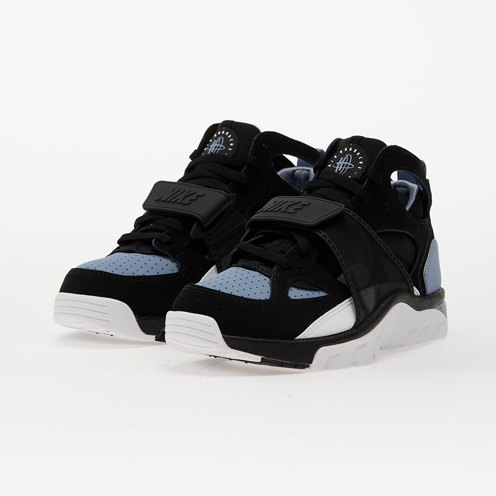 Men's sneakers and shoes Nike Air Trainer Huarache Black/ Cool Blue-White
