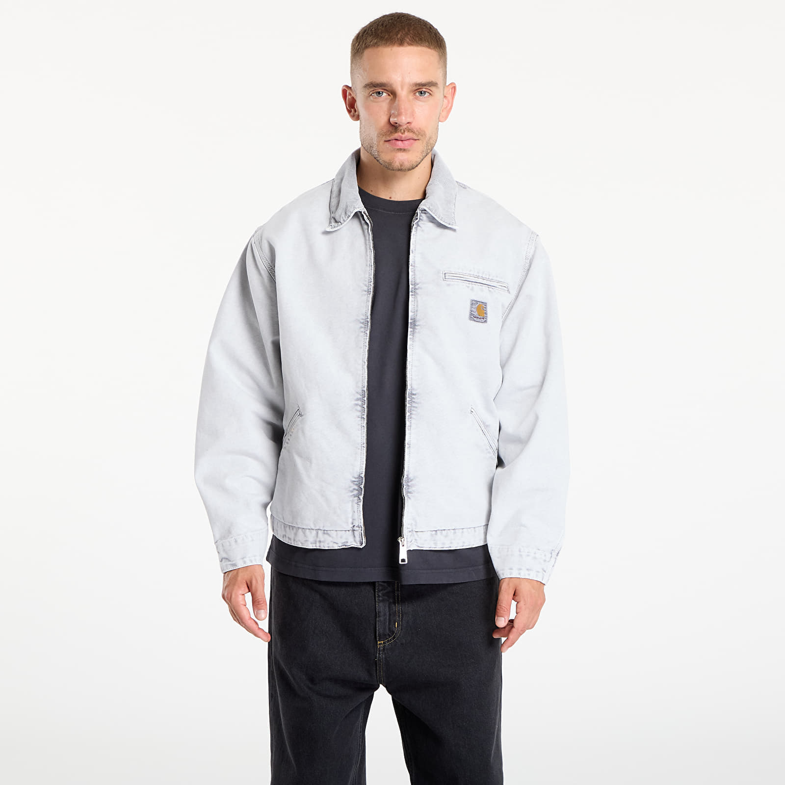 Jacheta Carhartt WIP OG Detroit Jacket Black/ Black Chalk Wash XXL