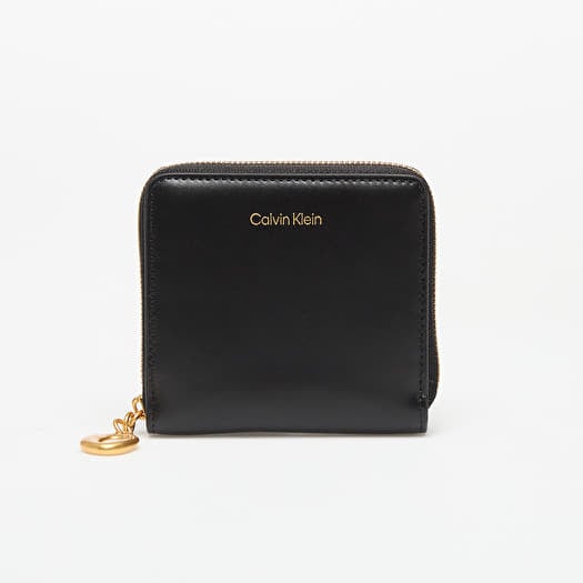 Portmoine Calvin Klein Hardware Square Zip Around Black