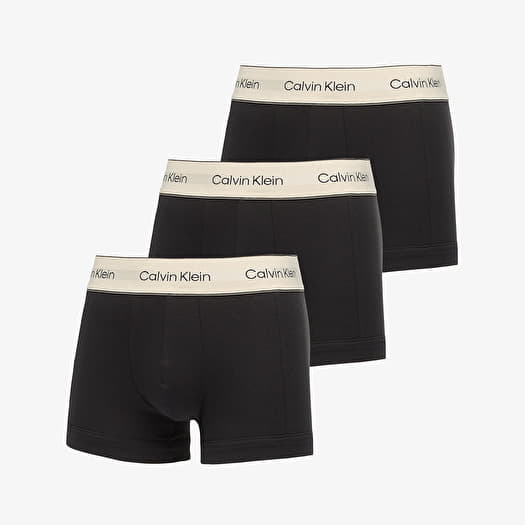 Calvin Klein Heritage Cotton Stretch Trunk 3-Pack Black