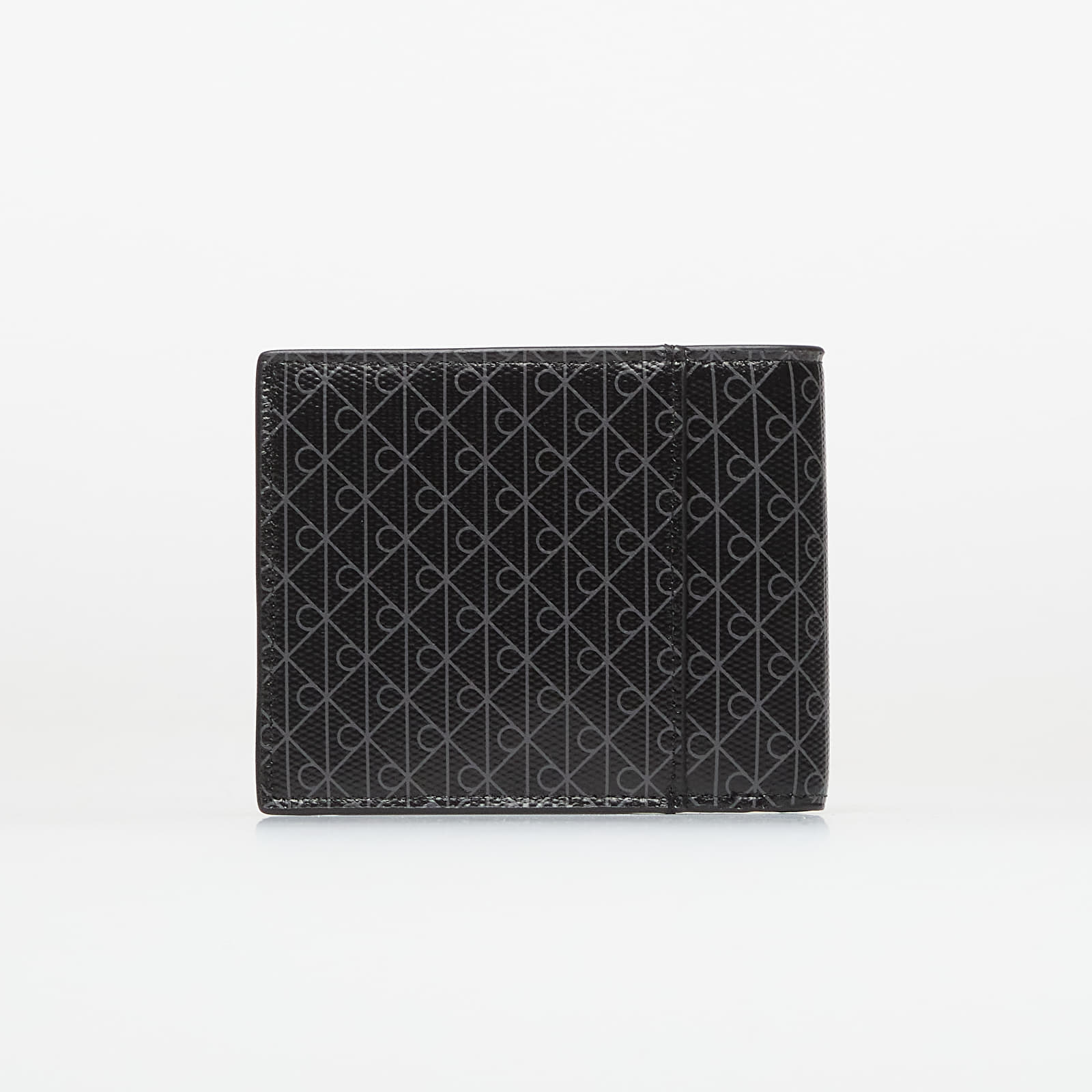 Geldbörsen für Männer Calvin Klein Emblem Aop Coated Ew Billfold Wallet Black