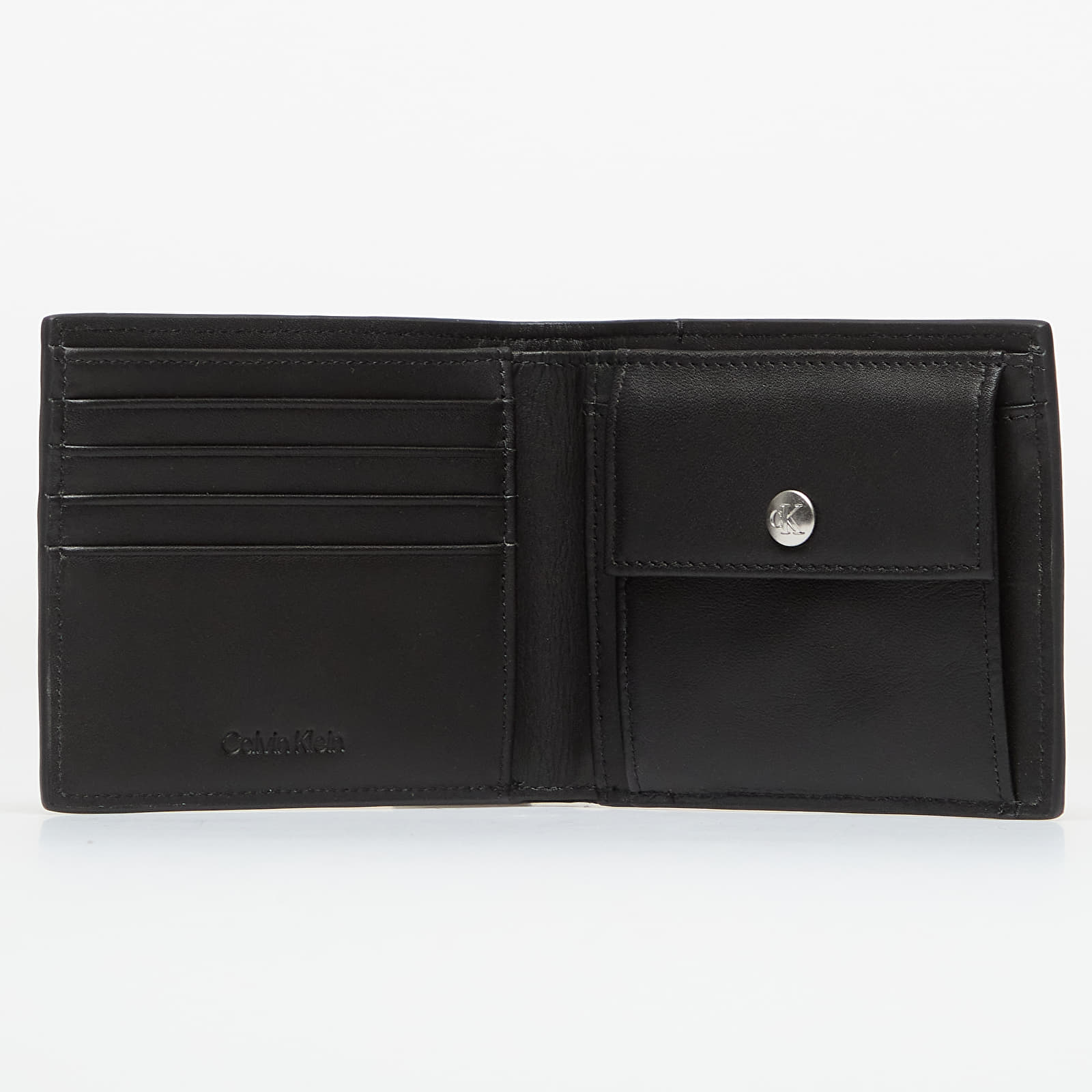Geldbörsen für Männer Calvin Klein Emblem Aop Coated Ew Billfold Wallet Black