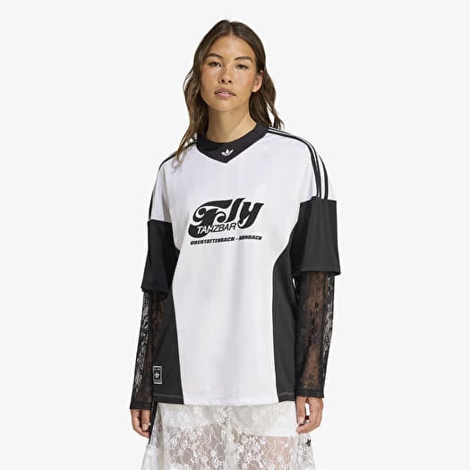 Dres adidas Originals Longsleeve Lace Jersey White/ Black