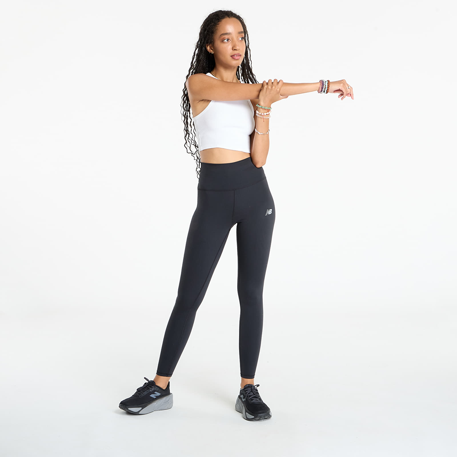 Leggings für Frauen New Balance NB Harmony High Rise Legging Black