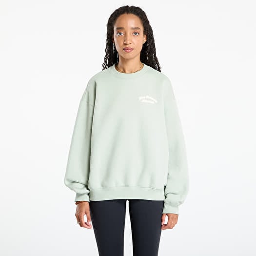 Sweatshirt New Balance Linear Heritage Fleece Crew Green