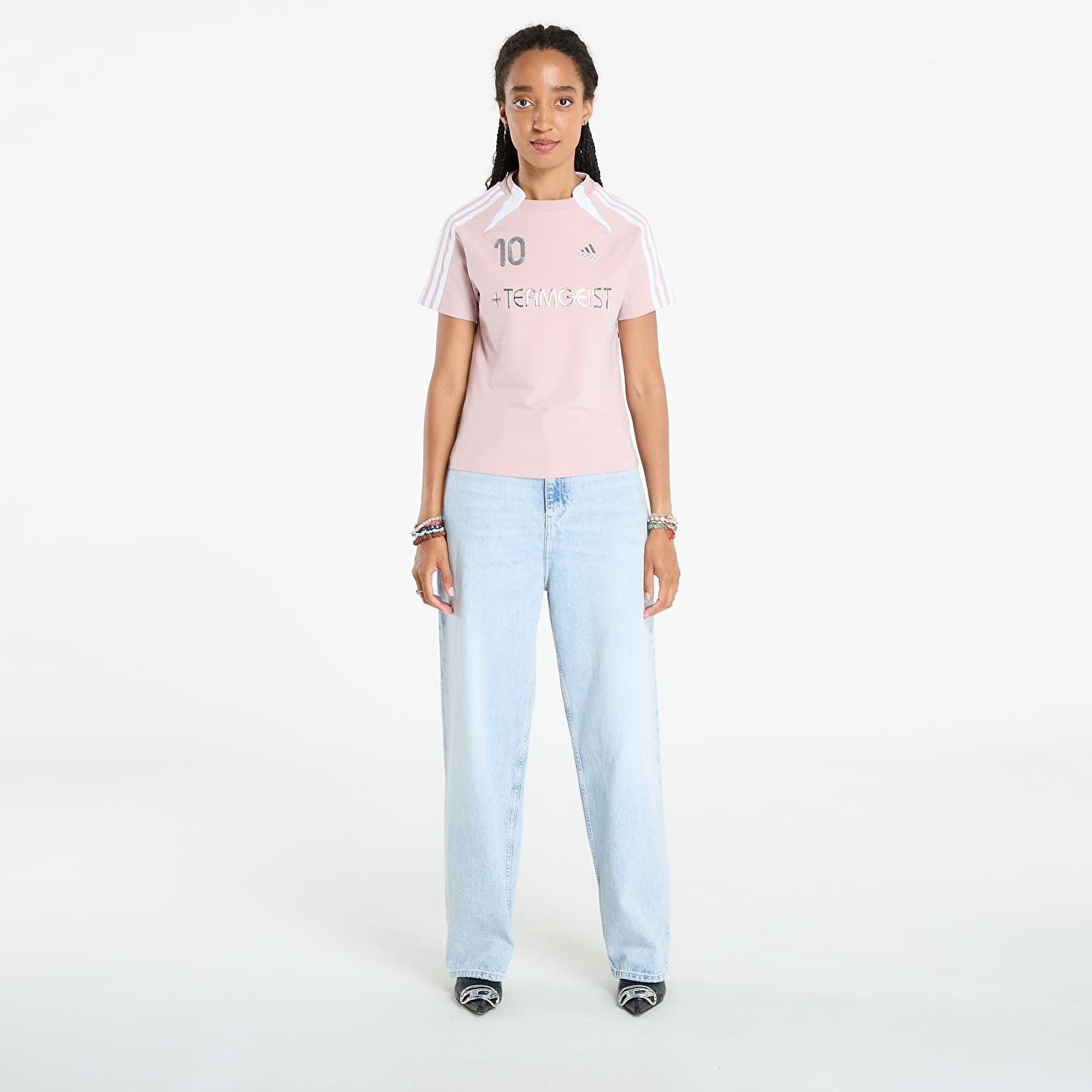 T-Shirts Frau adidas Adilenium Season 4 Teamgeist Slim T-Shirt New Rose