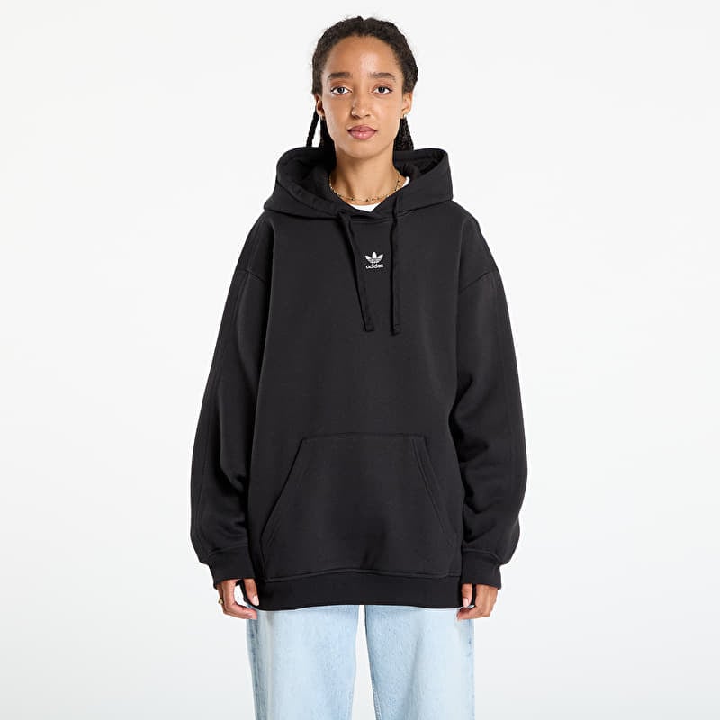 Sweatshirt adidas Essentials Oversized Fleece Hoodie Black