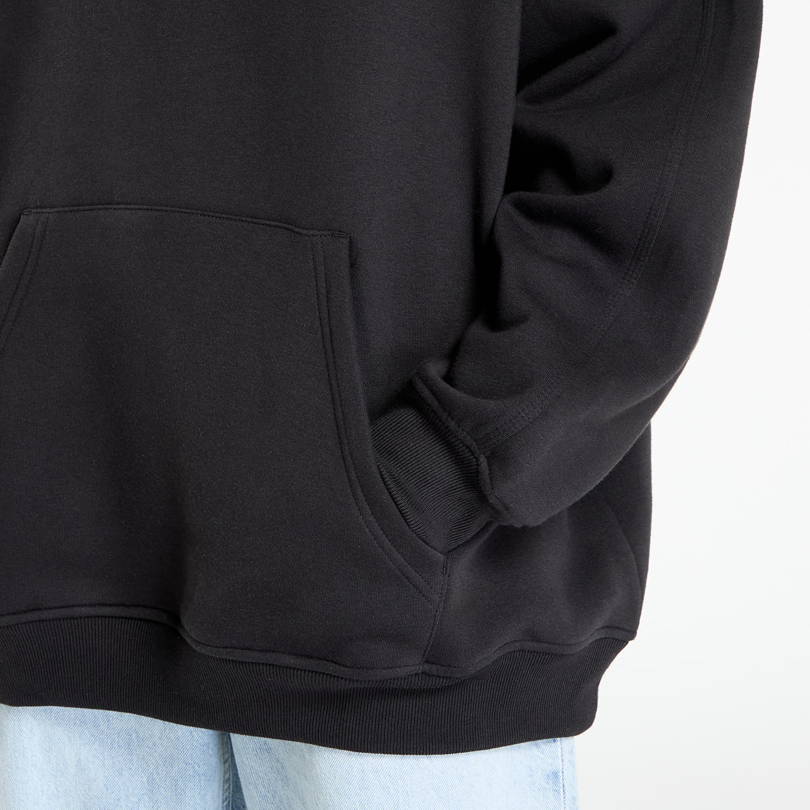 Women's Sweatshirts adidas Essentials Oversized Fleece Hoodie Black