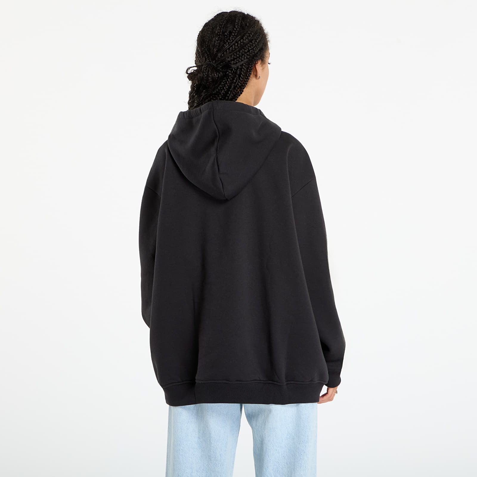 Women's Sweatshirts adidas Essentials Oversized Fleece Hoodie Black