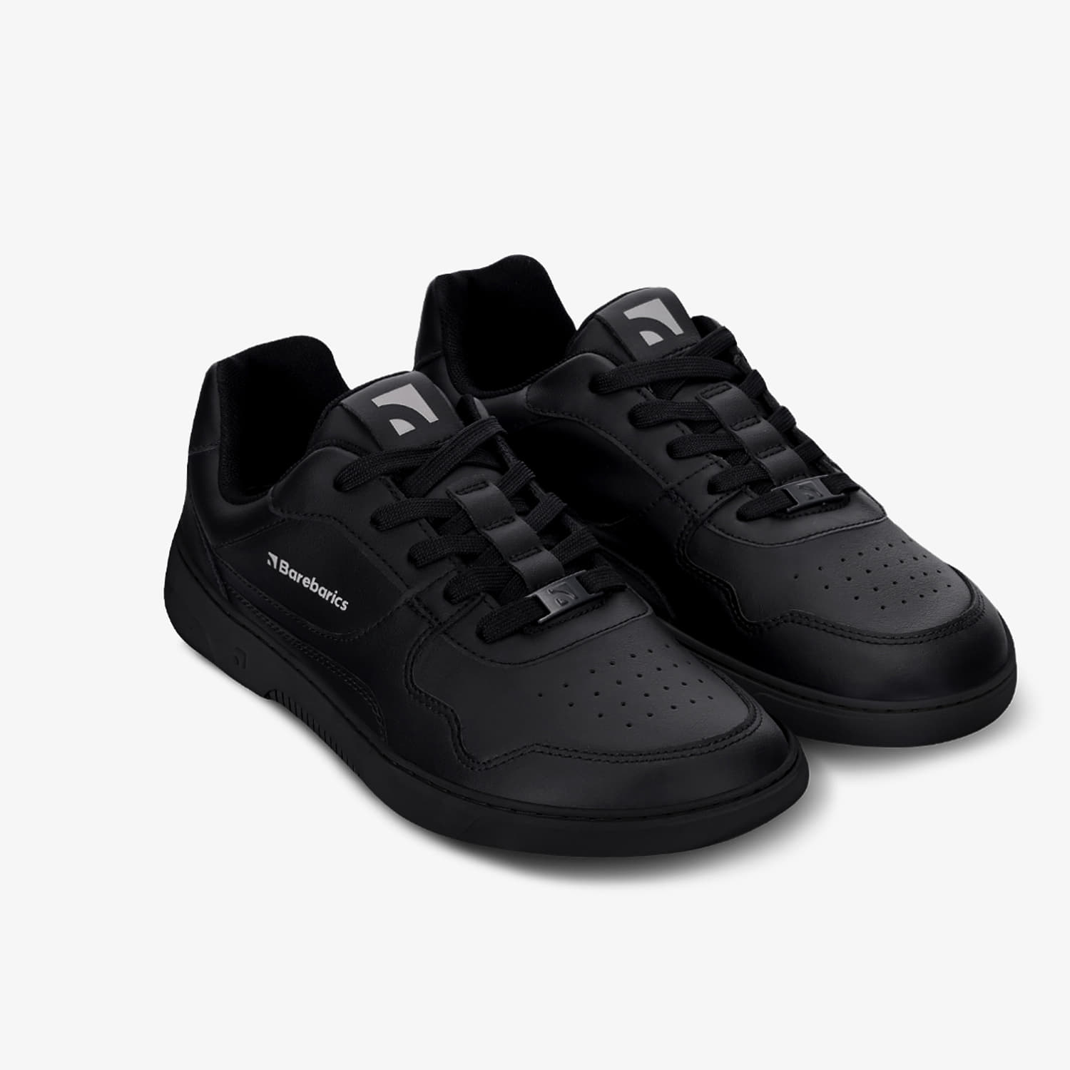 Men's sneakers and shoes Barebarics Zing All Black Leather