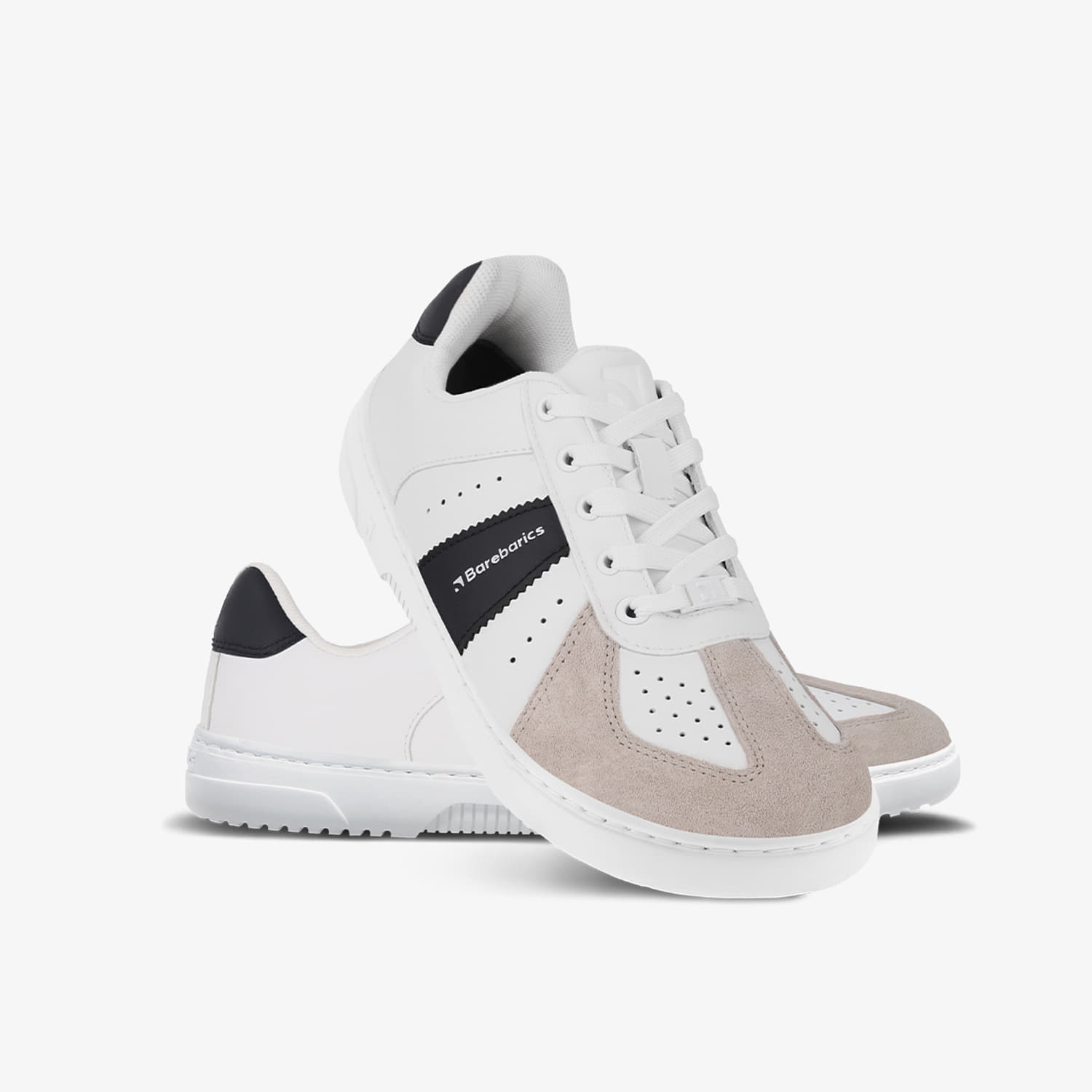 Men's sneakers and shoes Barebarics Icara White & Beige
