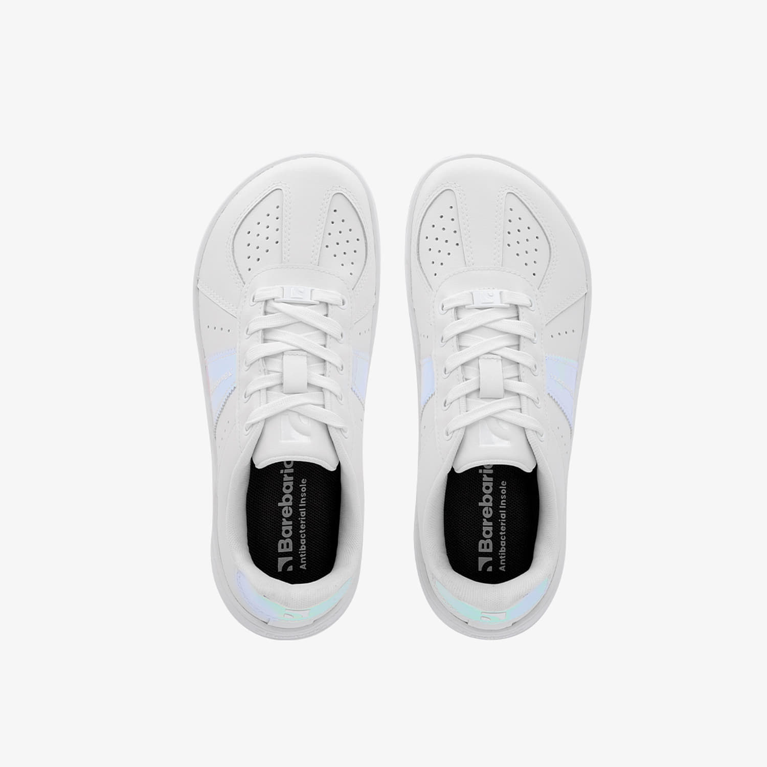 Men's sneakers and shoes Barebarics Icara White & Pastel Iridescent