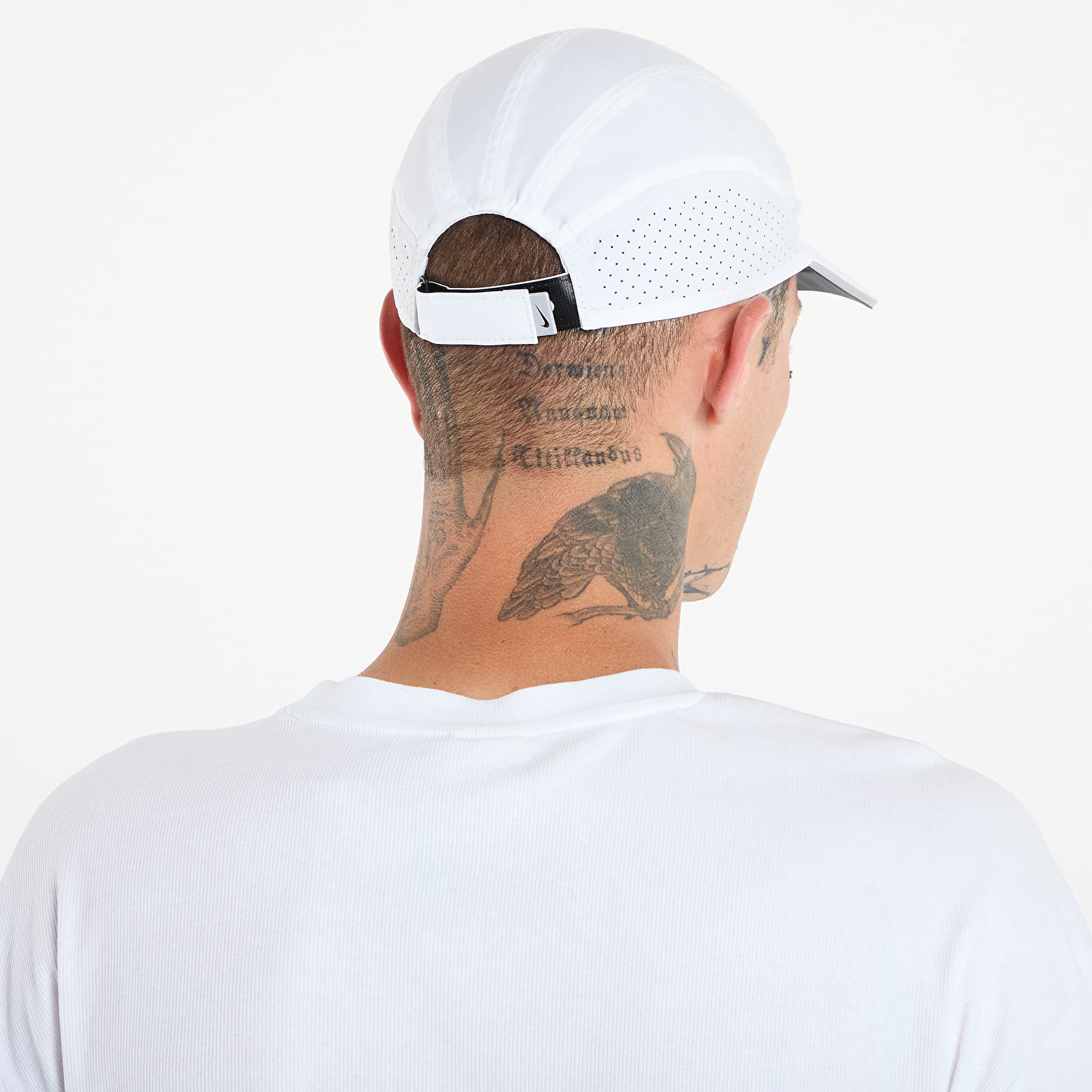 Men's caps Nike Dri-FIT ADV Fly Unstructured Reflective Cap White/ Anthracite/ Reflective Silv
