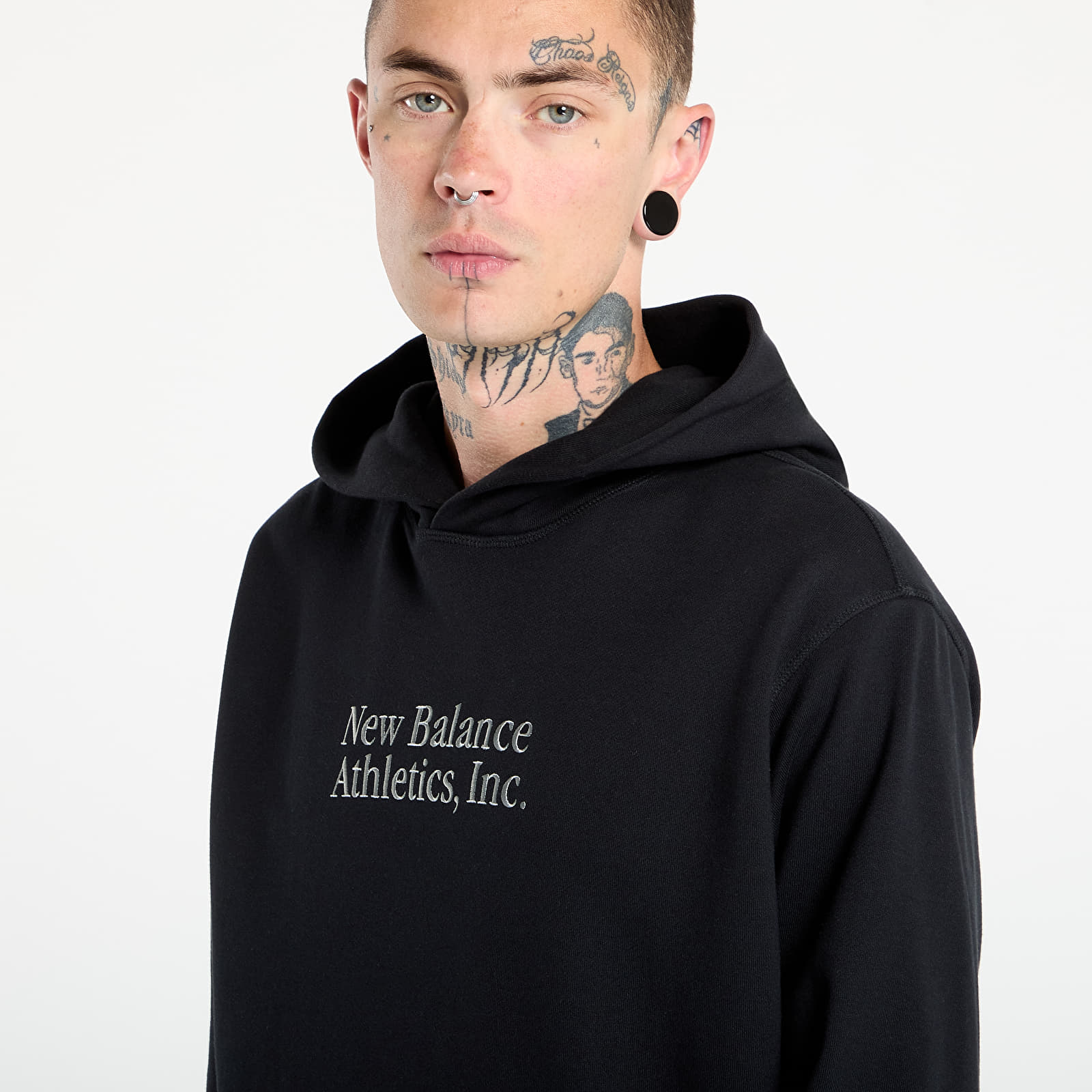 Moški hoodiji New Balance Athletics Classics Hoodie Black