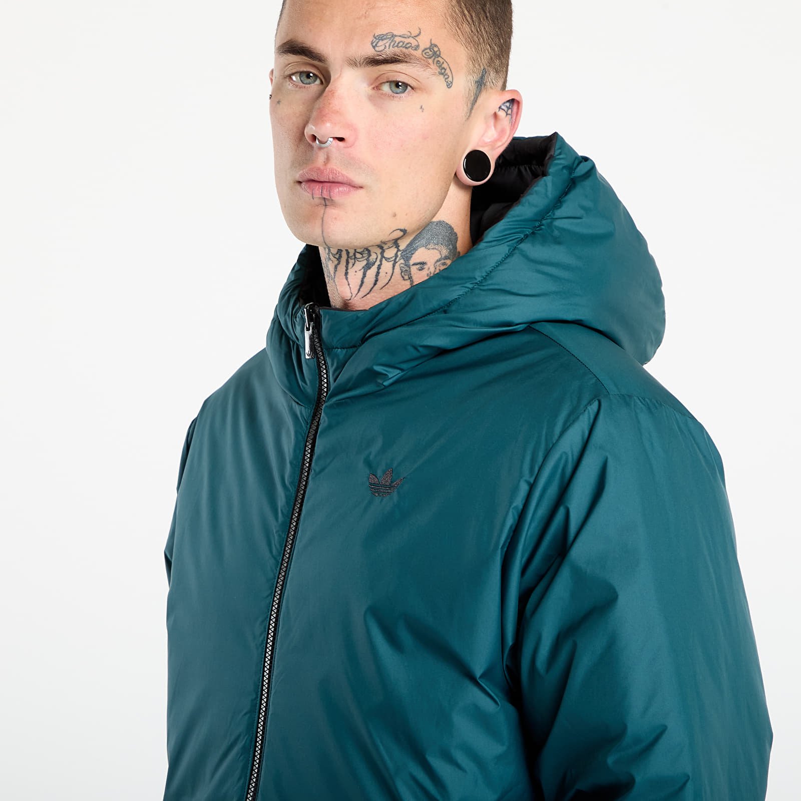 Men's jackets adidas Adicolor Reversible Jacket Black/ Aurora Ivy/ White