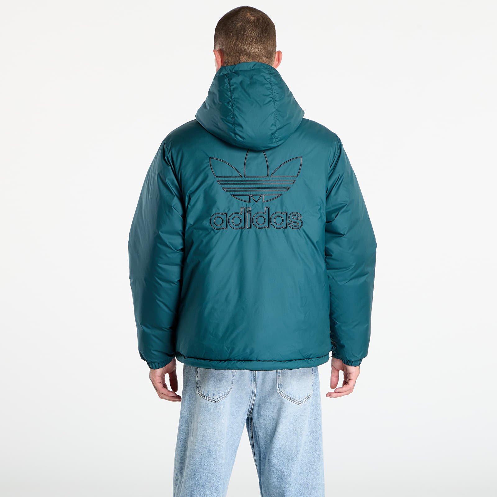 Men's jackets adidas Adicolor Reversible Jacket Black/ Aurora Ivy/ White