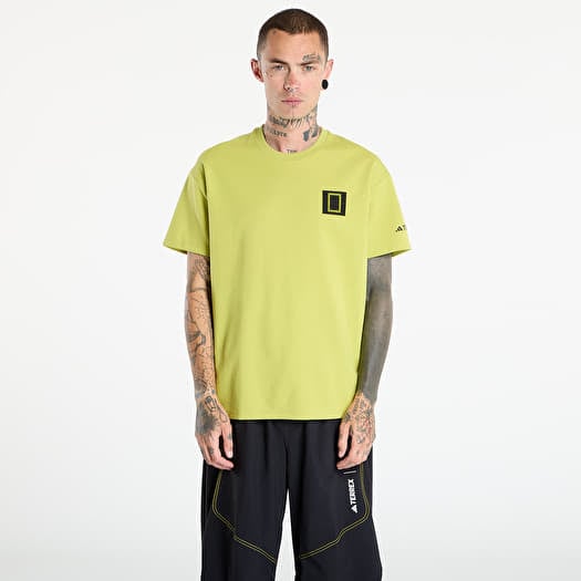 T-shirt adidas National Geographic Graphic Short Sleeve T-Shirt Preloved Lime