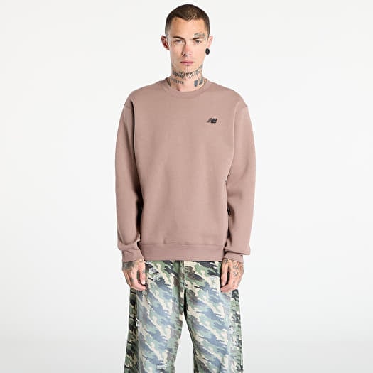 Džemperis New Balance Linear Graphic Fleece Crew Earth Shadow