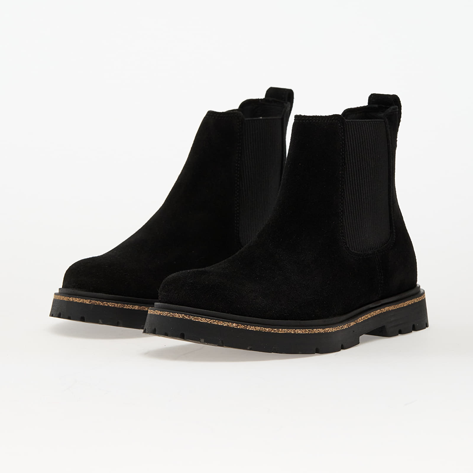 Dámské tenisky a boty Birkenstock Highwood Slip On Women Suede Leather Black