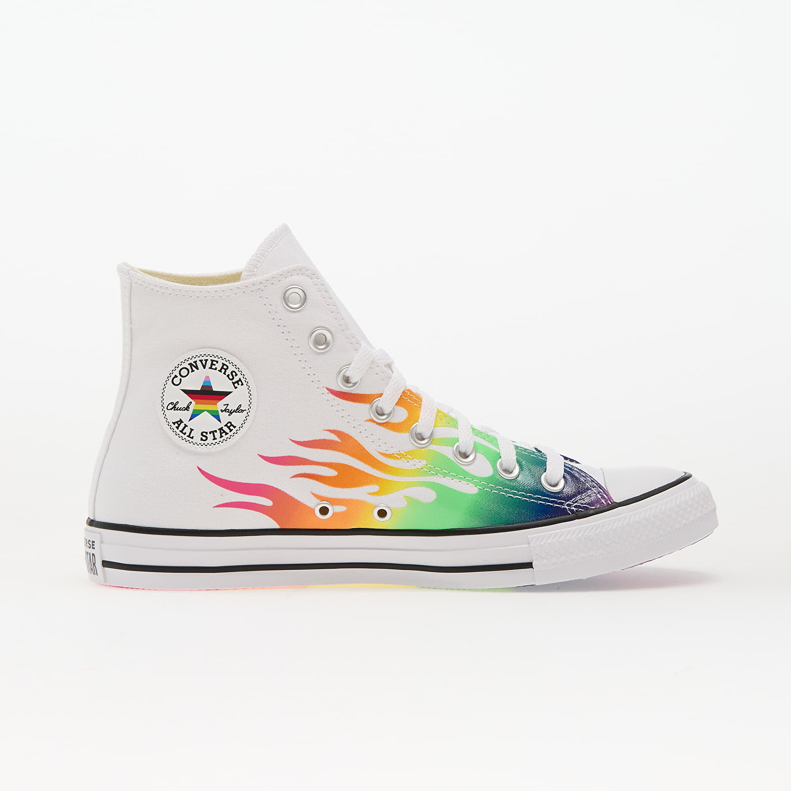 Ténis e sapatos para homem Converse Chuck Taylor All Star White/ Chaos Fuchsia
