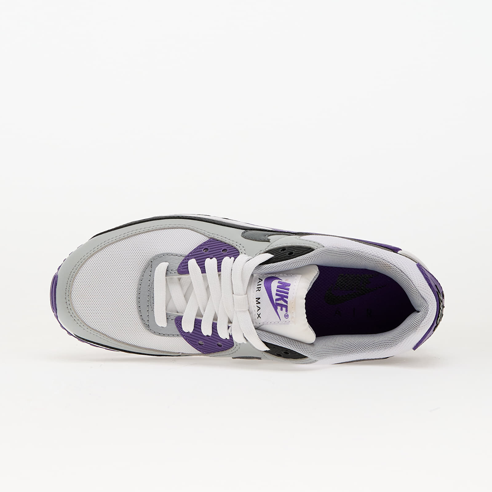 Ténis e sapatos de senhora Nike Wmns Air Max 90 White/ Iron Grey-Black-Wolf Grey-Wild Grape
