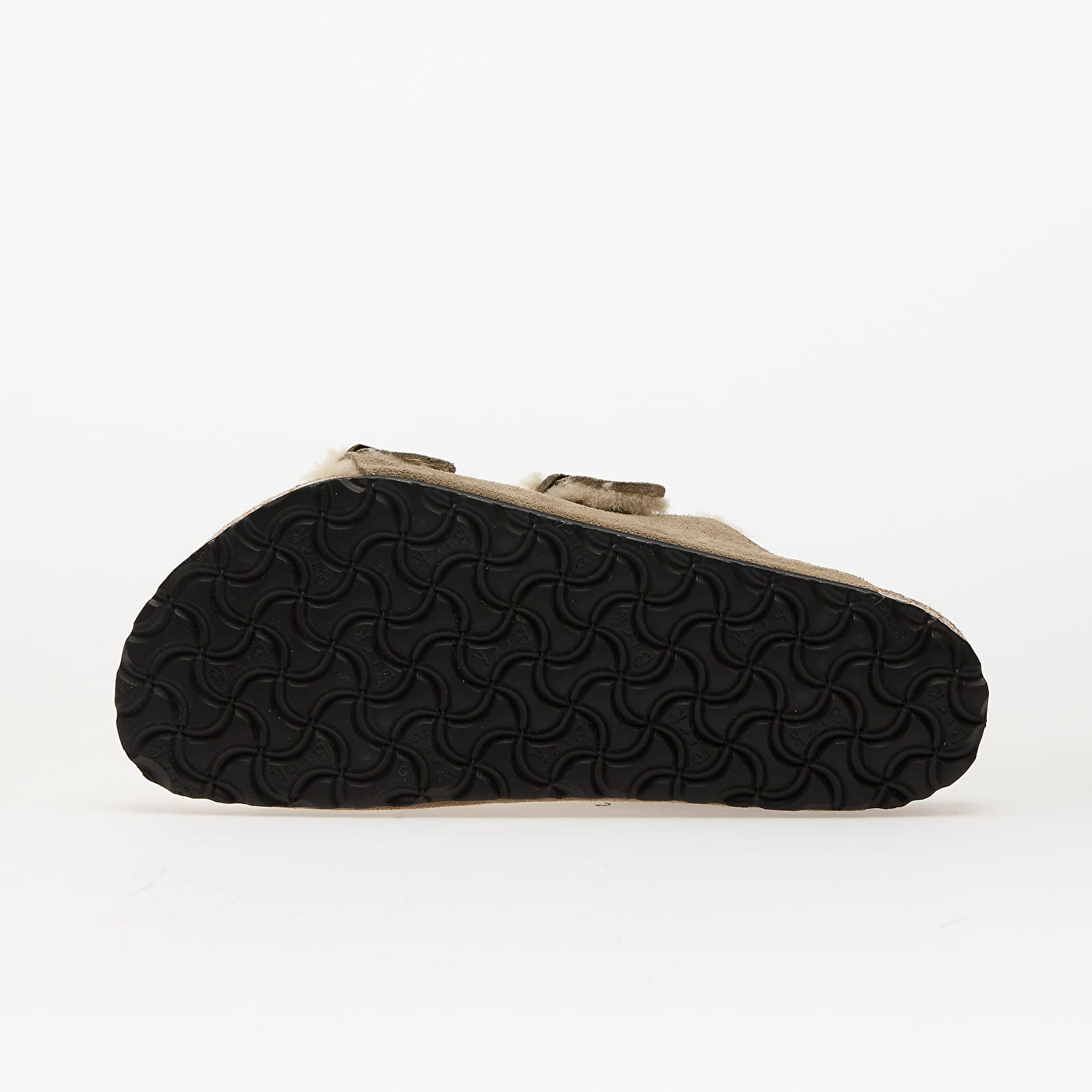 Moški čevlji Birkenstock Arizona Shearling Suede Leather/ Fur Taupe