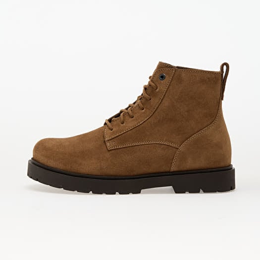 Birkenstock Highwood Lace Mid Suede Leather Dark Tea