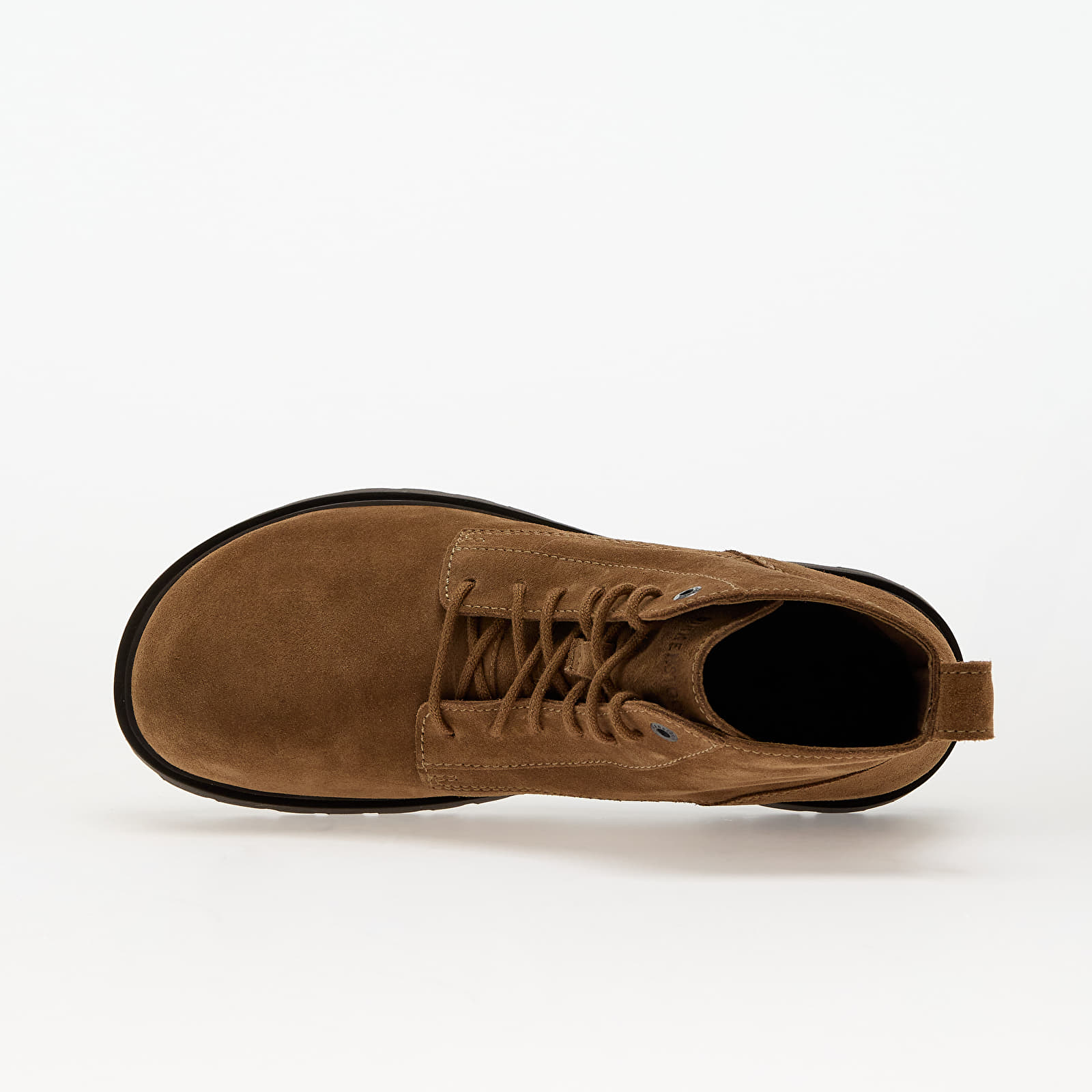 Moški čevlji Birkenstock Highwood Lace Mid Suede Leather Dark Tea