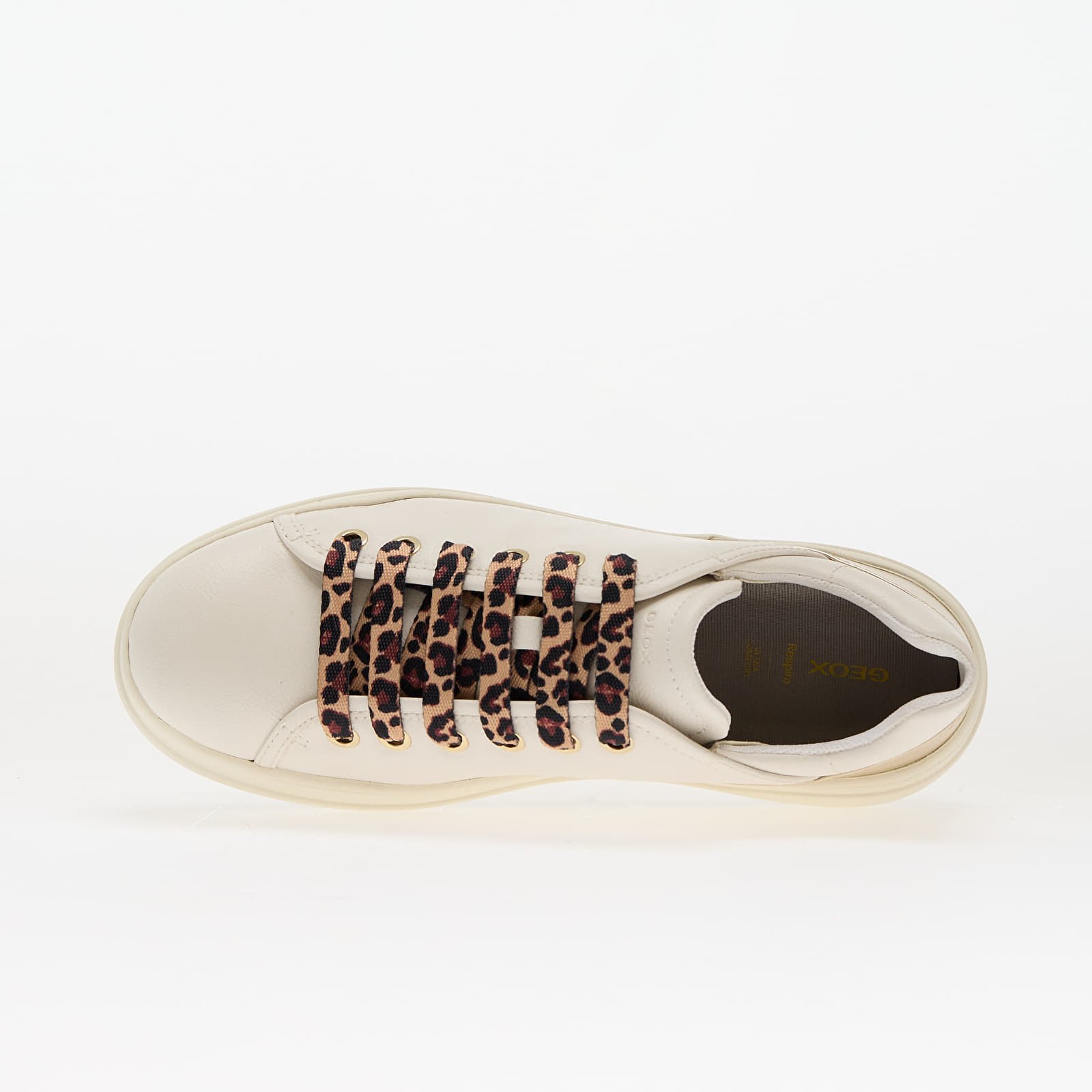 Ténis e sapatos de senhora Geox D Spherica Ecub-2 White/ Gold