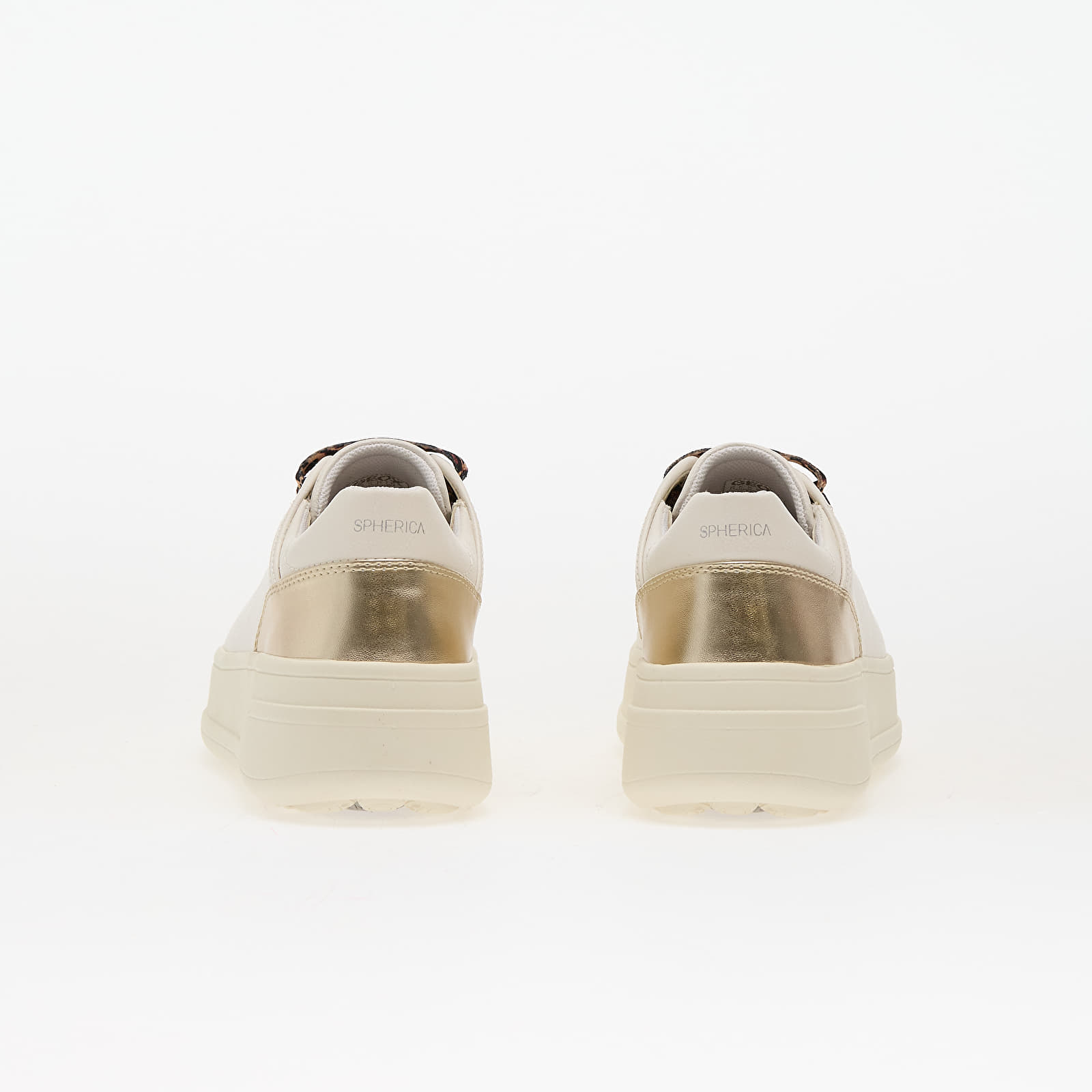 Ténis e sapatos de senhora Geox D Spherica Ecub-2 White/ Gold