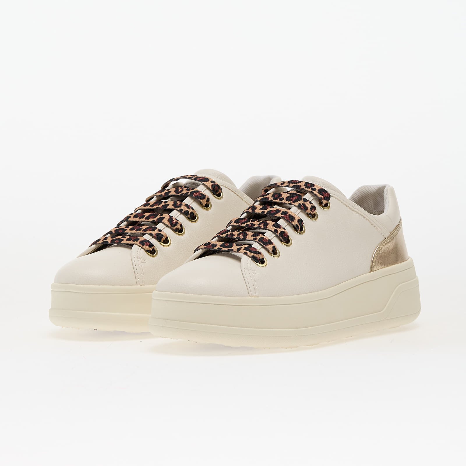 Ténis e sapatos de senhora Geox D Spherica Ecub-2 White/ Gold