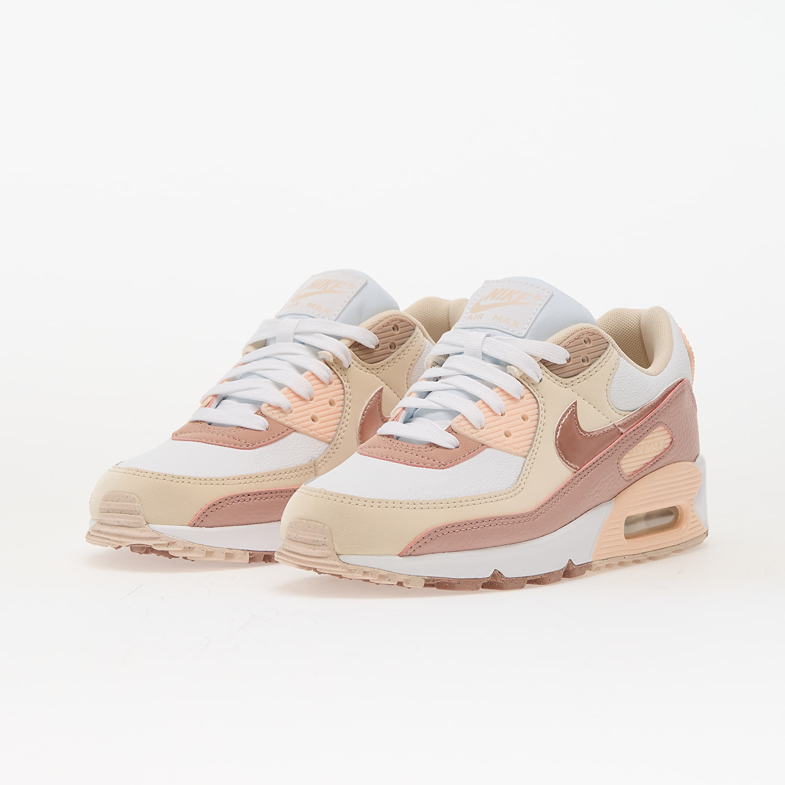 Zapatillas mujer Nike Wmns Air Max 90 Nn Prm White/ Particle Pink-Washed Coral-Pearl White