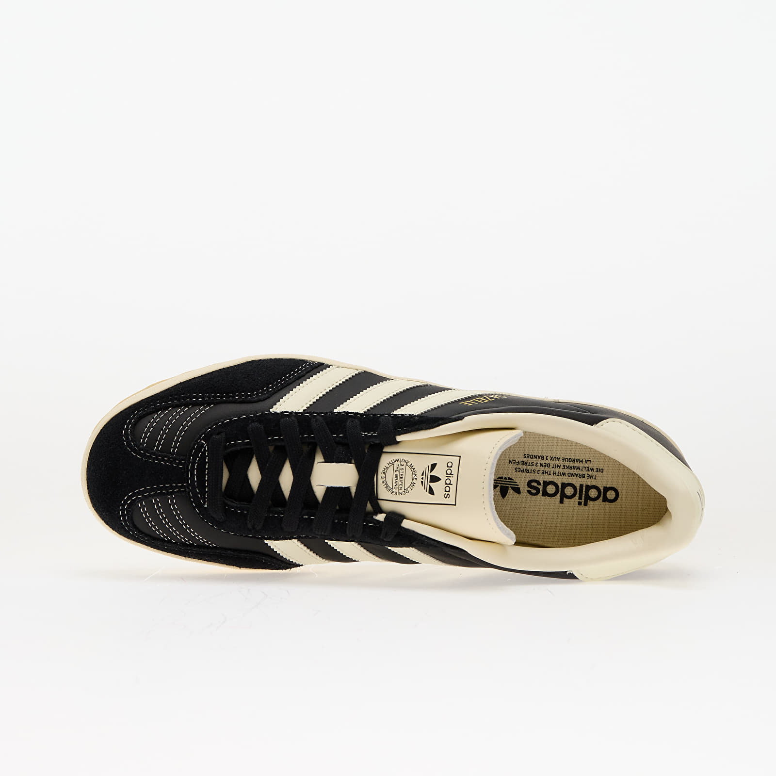 Moški čevlji adidas Gazelle Indoor Core Black/ Crew White/ Gold Metallic