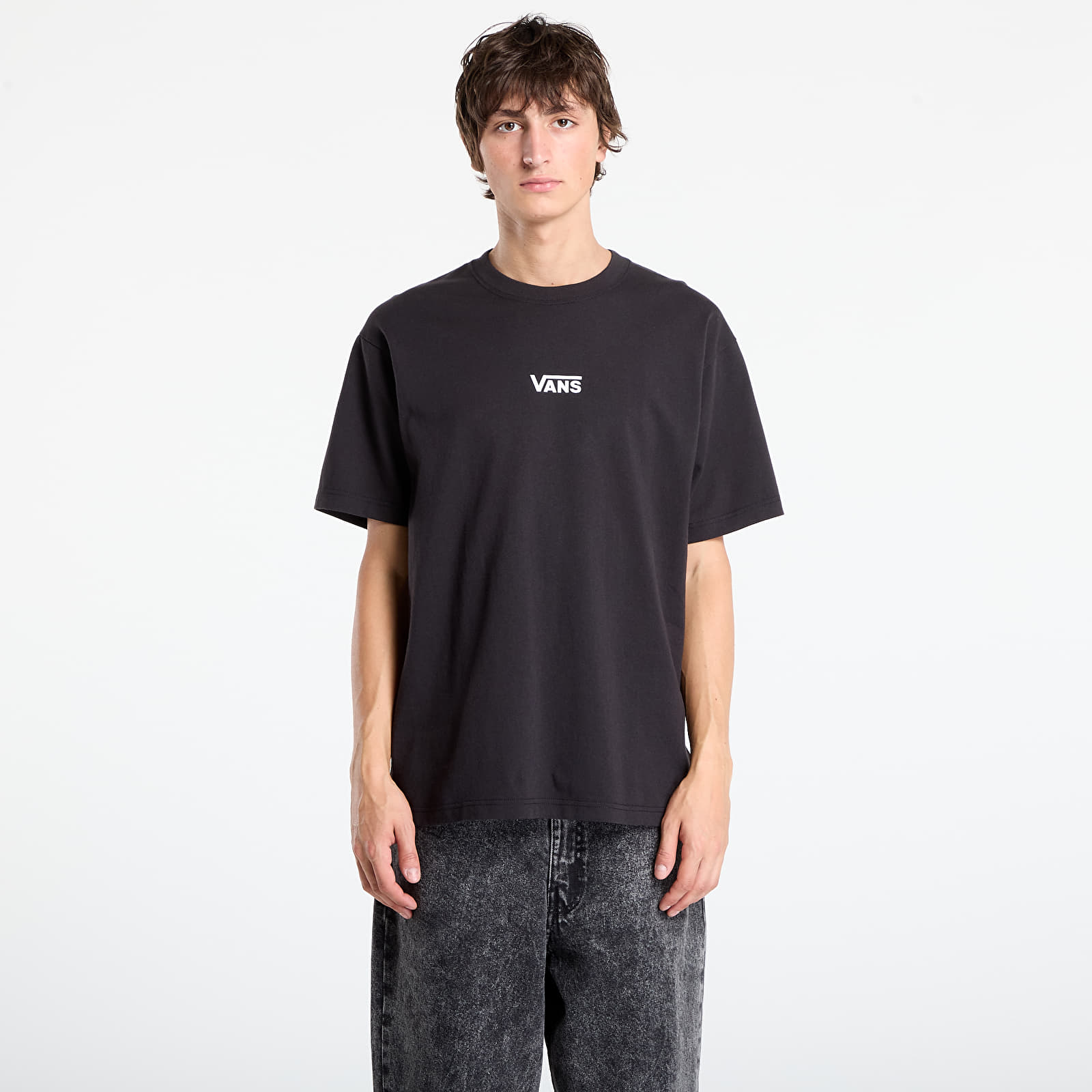 Moške majice Vans LX Short Sleeve Graphic Tee Black