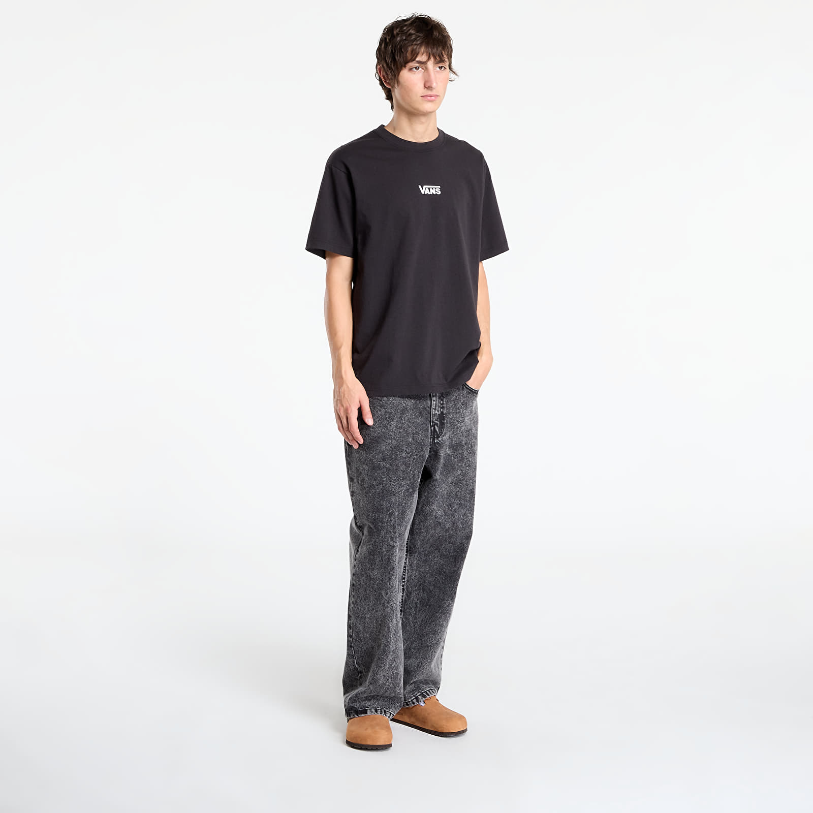 Moške majice Vans LX Short Sleeve Graphic Tee Black