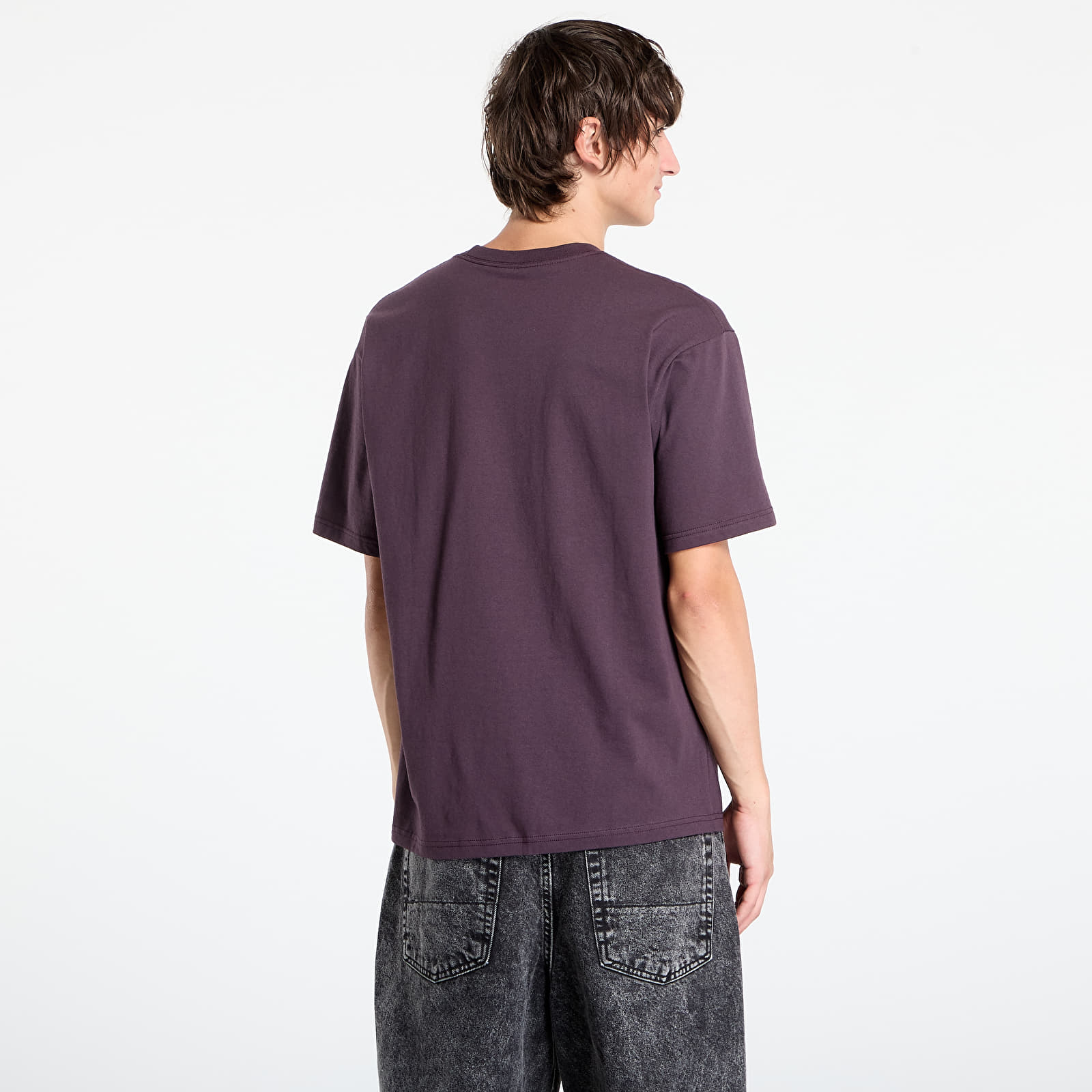 Moške majice Vans 3D Retroval Short Sleeve Tee Dark Port