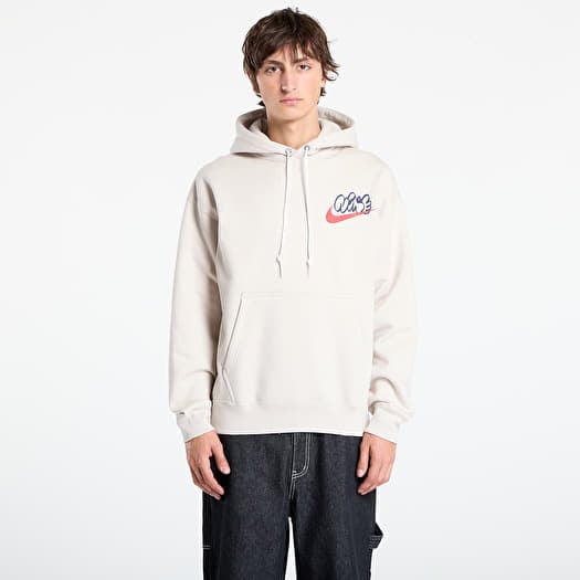 Nike Solo Swoosh Men's Fleece Hoodie Lt Orewood Brn