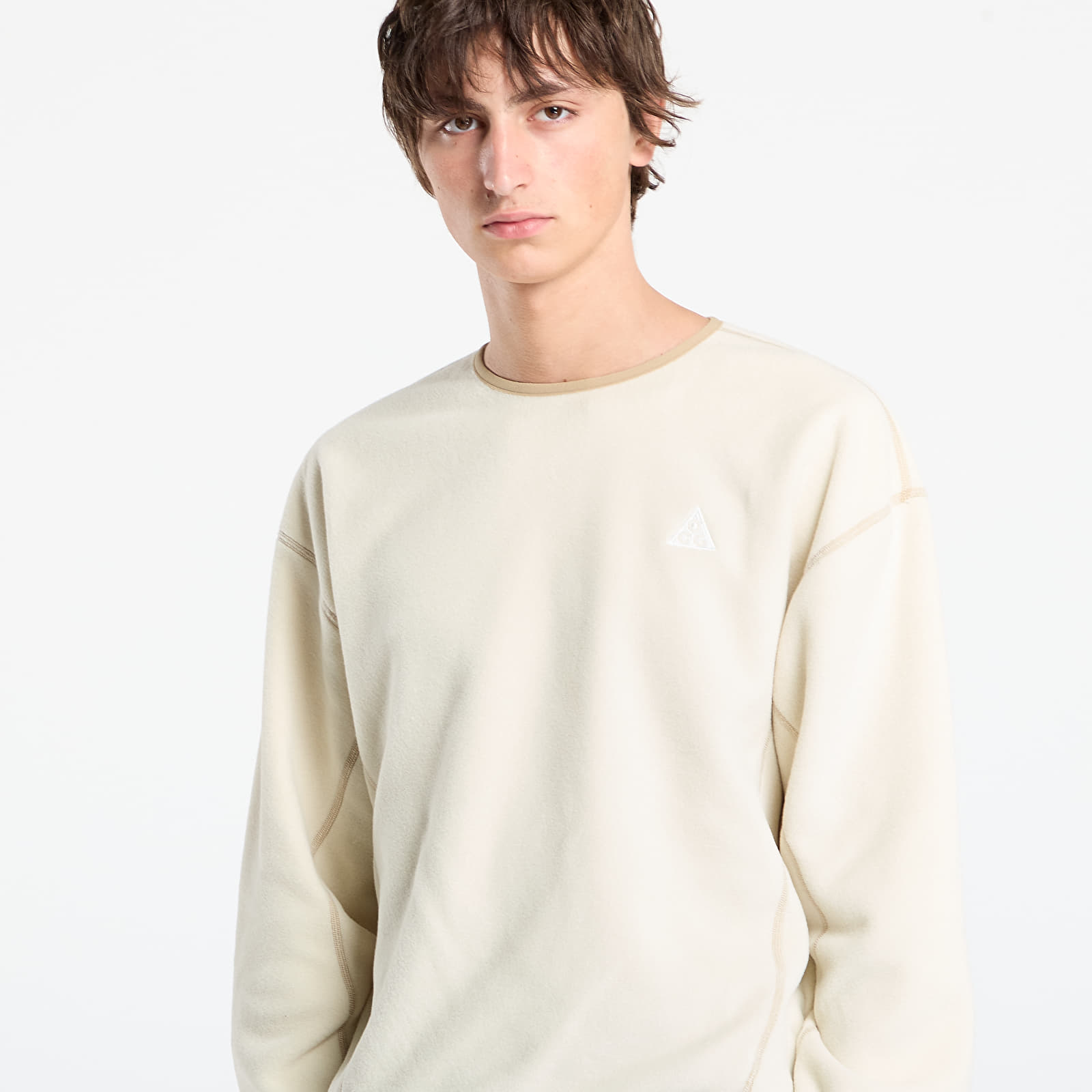Pánské mikiny Nike ACG "Wolf Tree" Crew Lt Khaki/ Parachute Beige/ Summit White